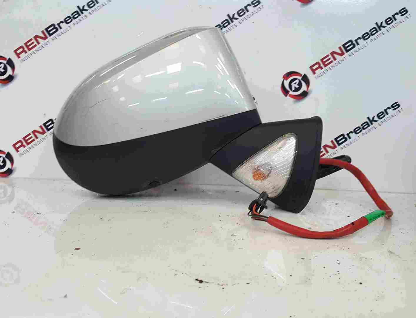 Renault Grand Modus 2008-2012 Drivers OS Wing Mirror Silver TED69 Fold 