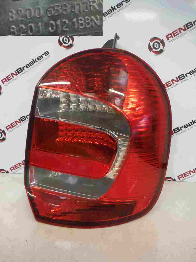 Renault Grand Modus 2008-2012 Drivers OSR Rear Light Lenz 8200658413 8201012188