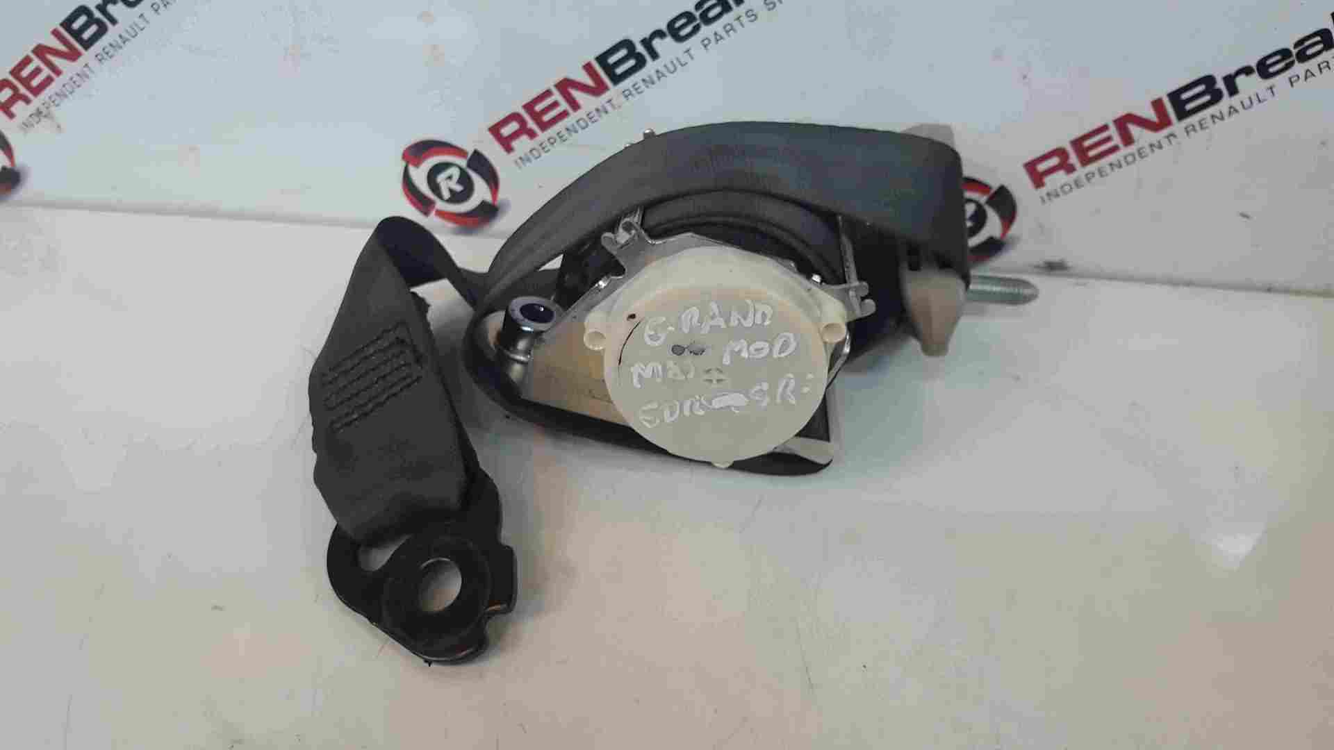 Renault Grand Modus 2008-2012 Drivers OSR Rear Seat Belt Seatbelt No Tensioner