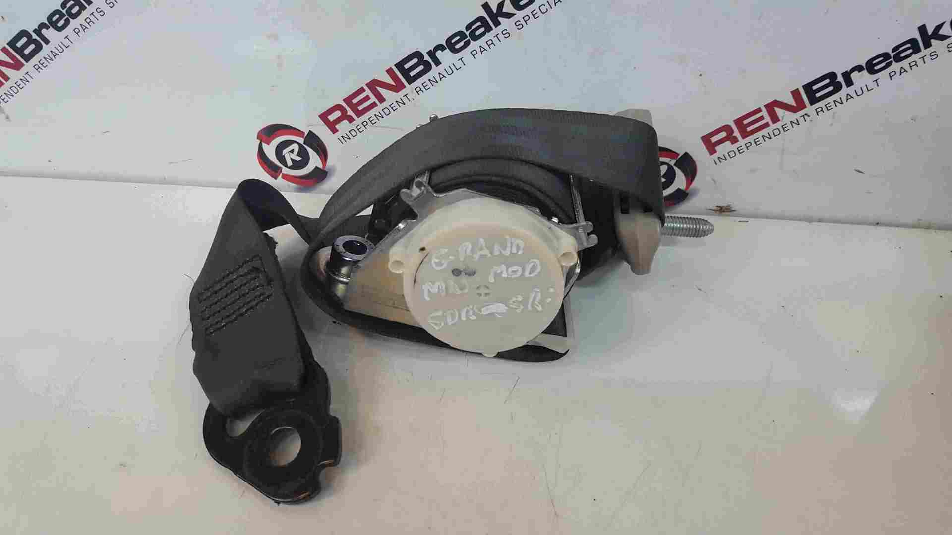 Thumb 2 Renault Grand Modus 2008-2012 Drivers OSR Rear Seat Belt Seatbelt No Tensioner