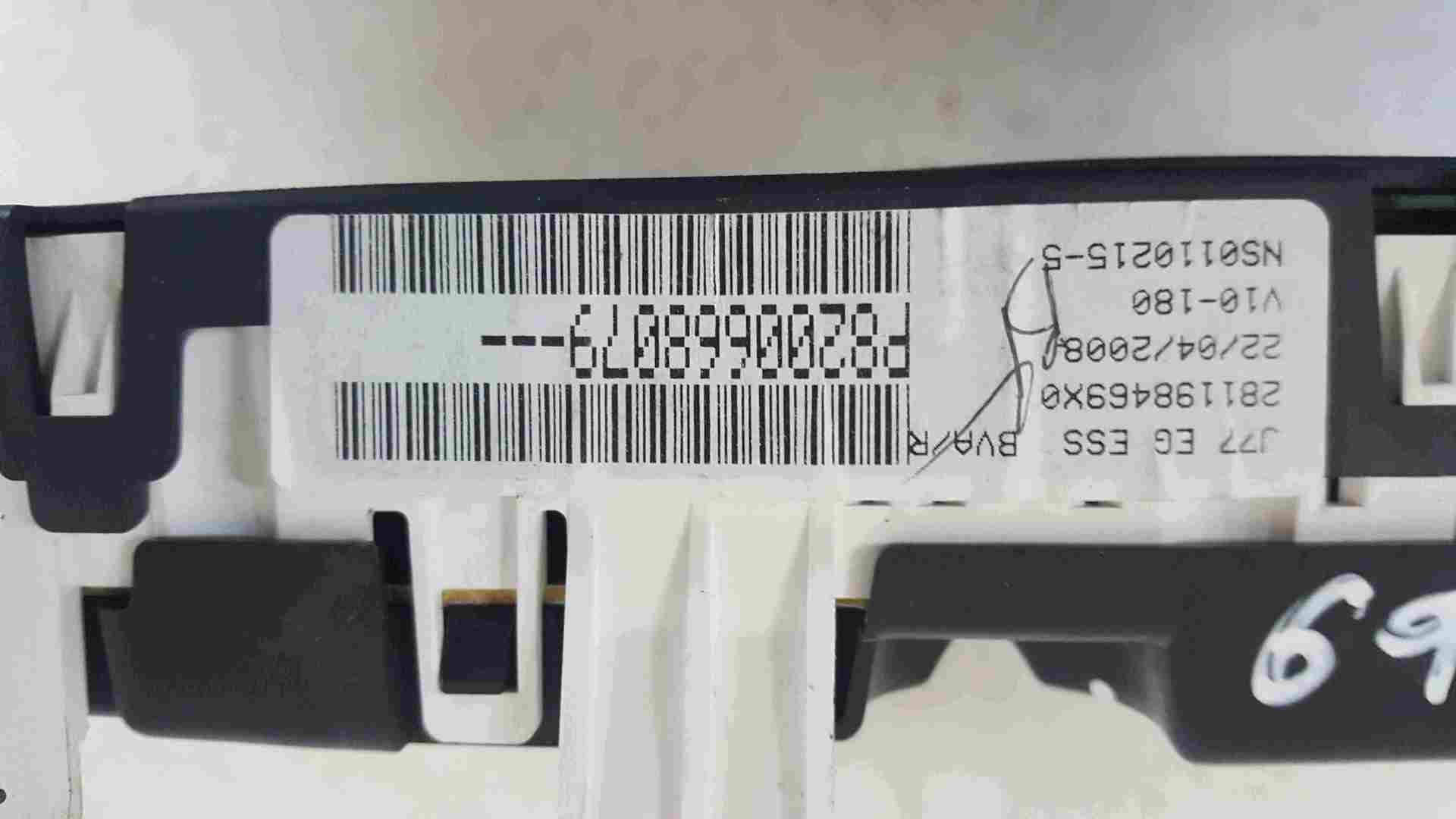 Thumb 2 Renault Grand Modus 2008-2012 Instrument Panel Clocks Cluster Automatic Auto 69K