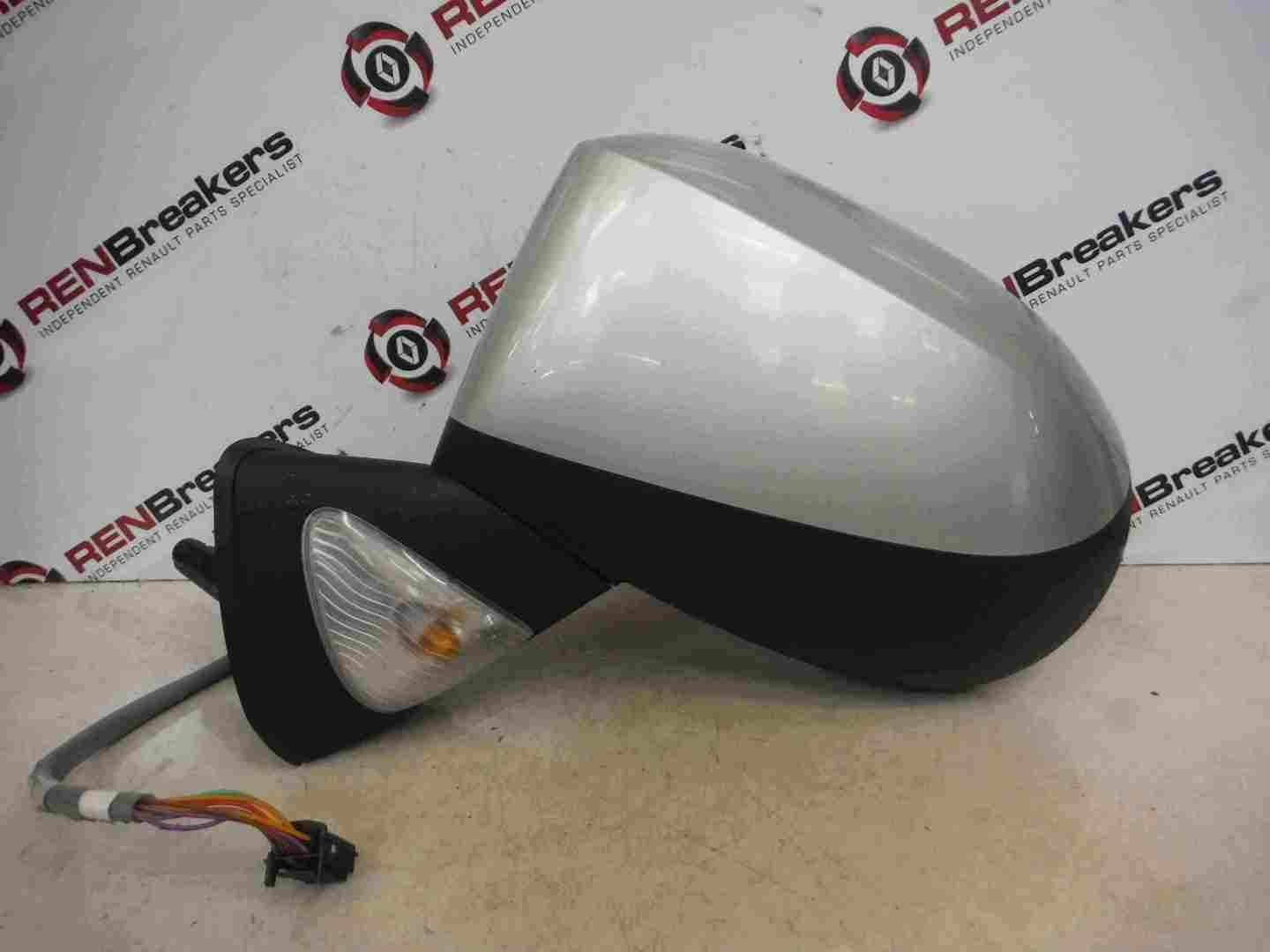 Renault Grand Modus 2008-2012 Passenger NS Wing Mirror Silver TED69 Fold
