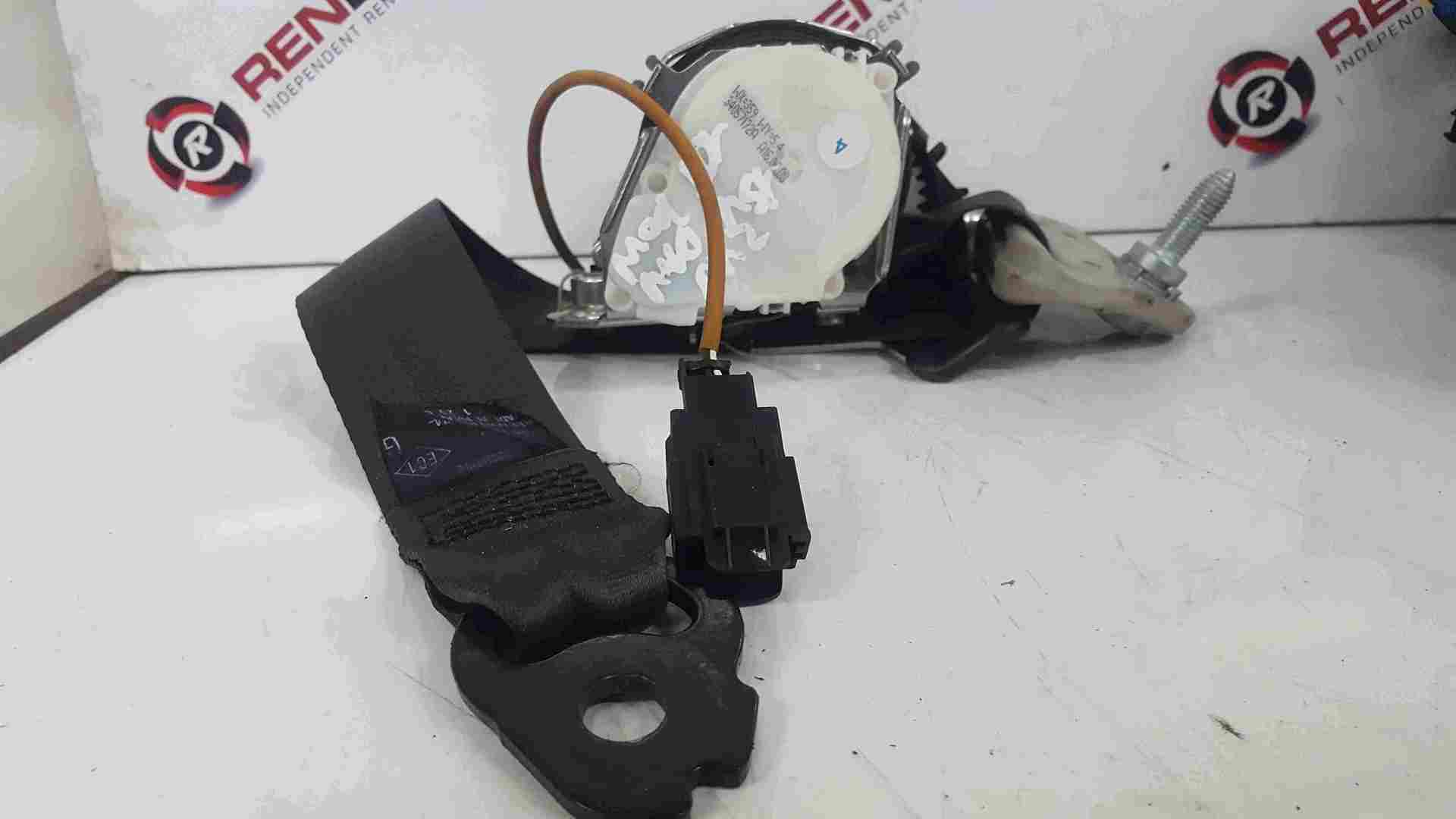 Renault Grand Modus 2008-2012 Passenger NSR Rear Seat Belt Black Plug