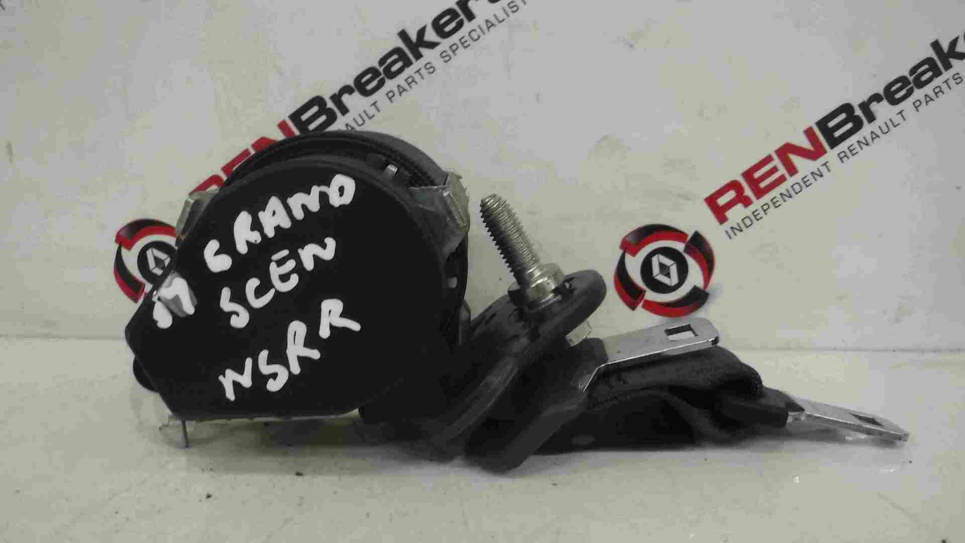 Renault Grand Scenic 2003-2009 Passenger NSR Rear Boot Seat Belt