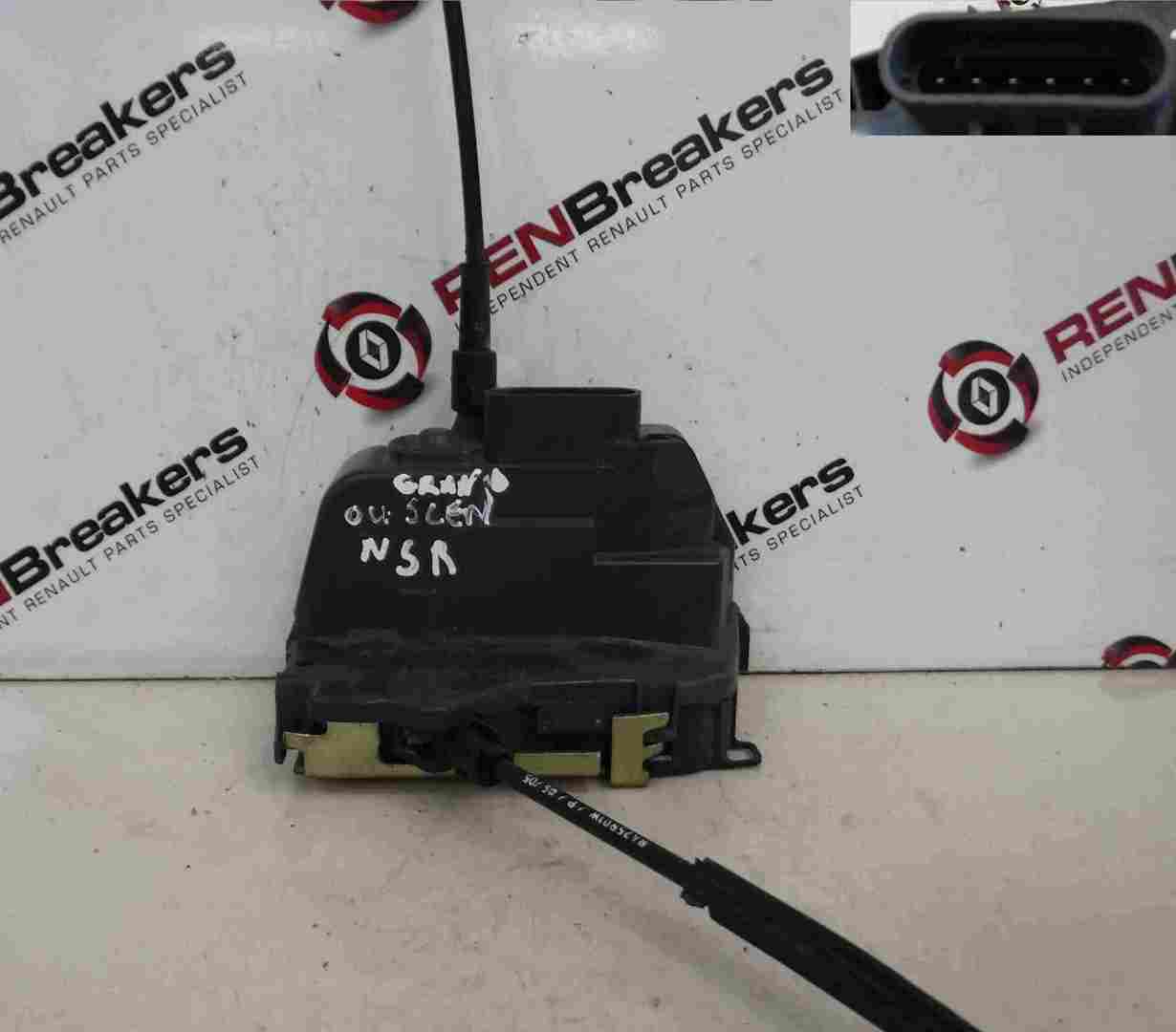 Renault Grand Scenic 2003-2009 Passenger NSR Rear Door Lock Mechanism
