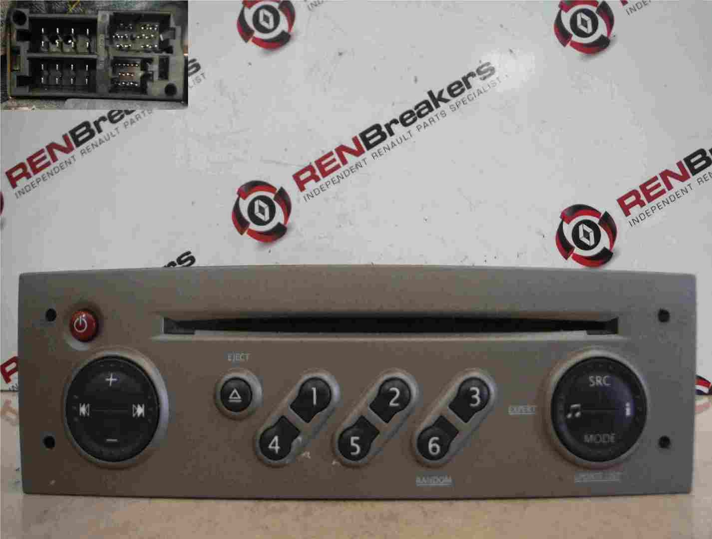 Renault Grand Scenic 2003-2009 Radio Cd Player Update List Beige + Code