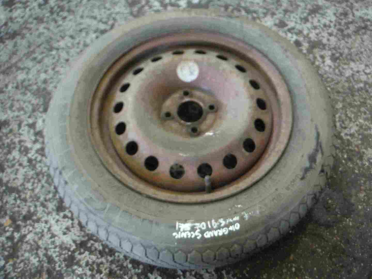 Renault Grand Scenic 2003-2009 Spare Wheel Space Saver + Tyre 175 70 16 3mm 3/5