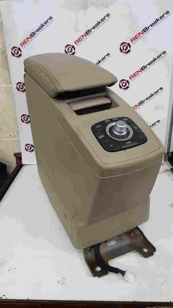 Renault Grand Scenic MK3 2009-2016 Centre Armrest Beige Leather Sat Nav Controls
