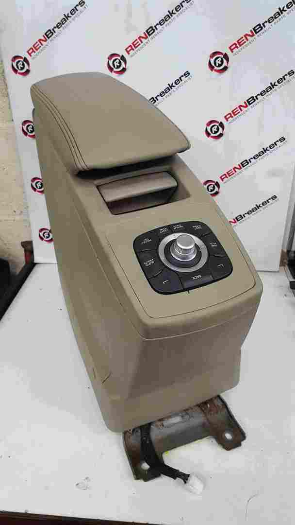 Thumb 3 Renault Grand Scenic MK3 2009-2016 Centre Armrest Beige Leather Sat Nav Controls