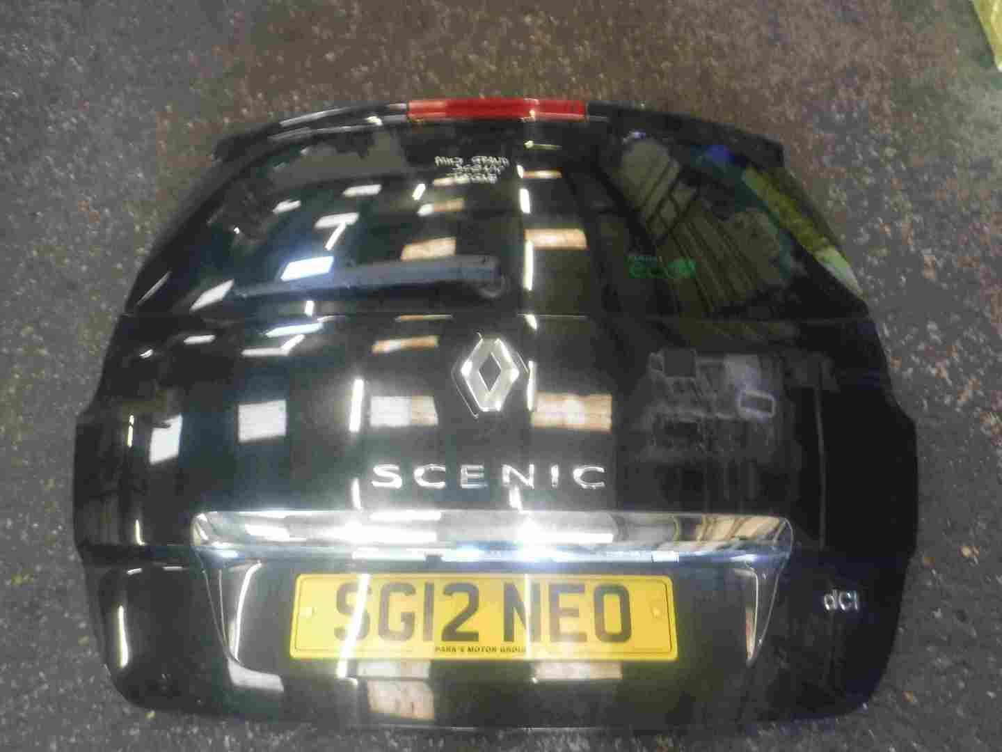 Renault Grand Scenic MK3 2009-2016 Rear Tailgate Boot Black TEGNE