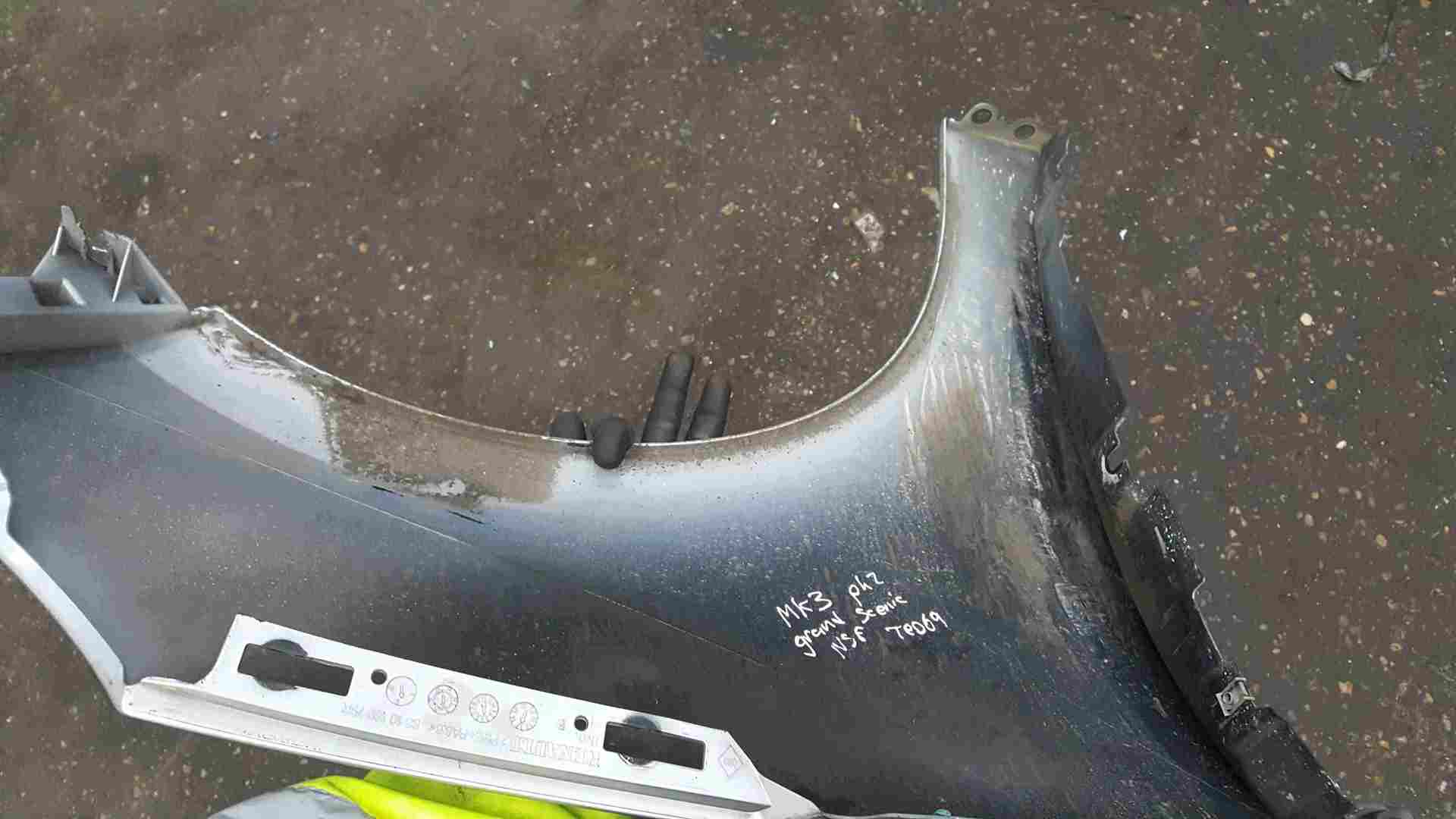 Thumb 2 Renault Grand Scenic MK3 2013-2016 Passenger NS Wing Silver TED69 631010075R