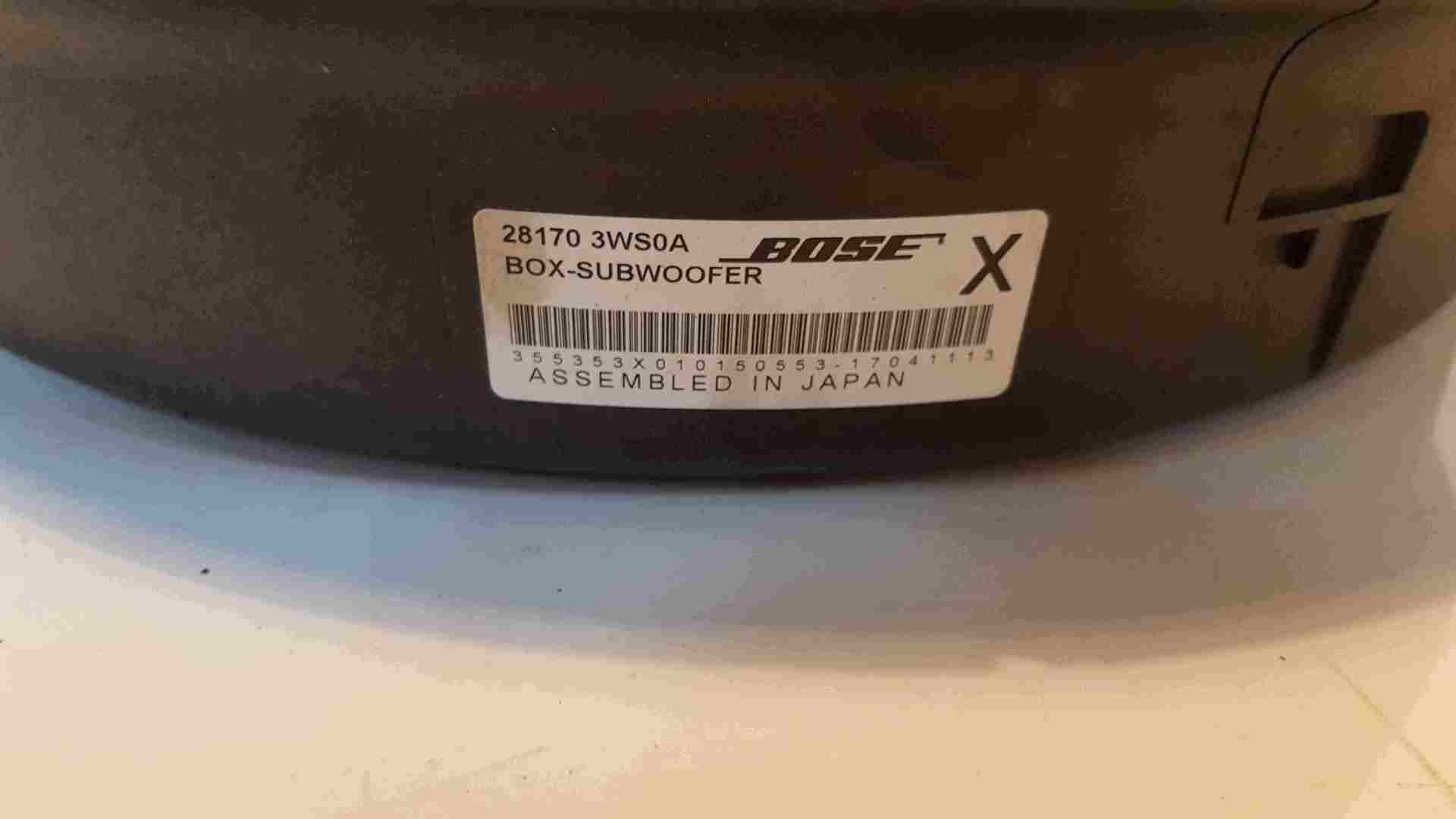 Thumb 2 Renault Kadjar 2015-2018 Bose Sub Woofer 281703WS0A