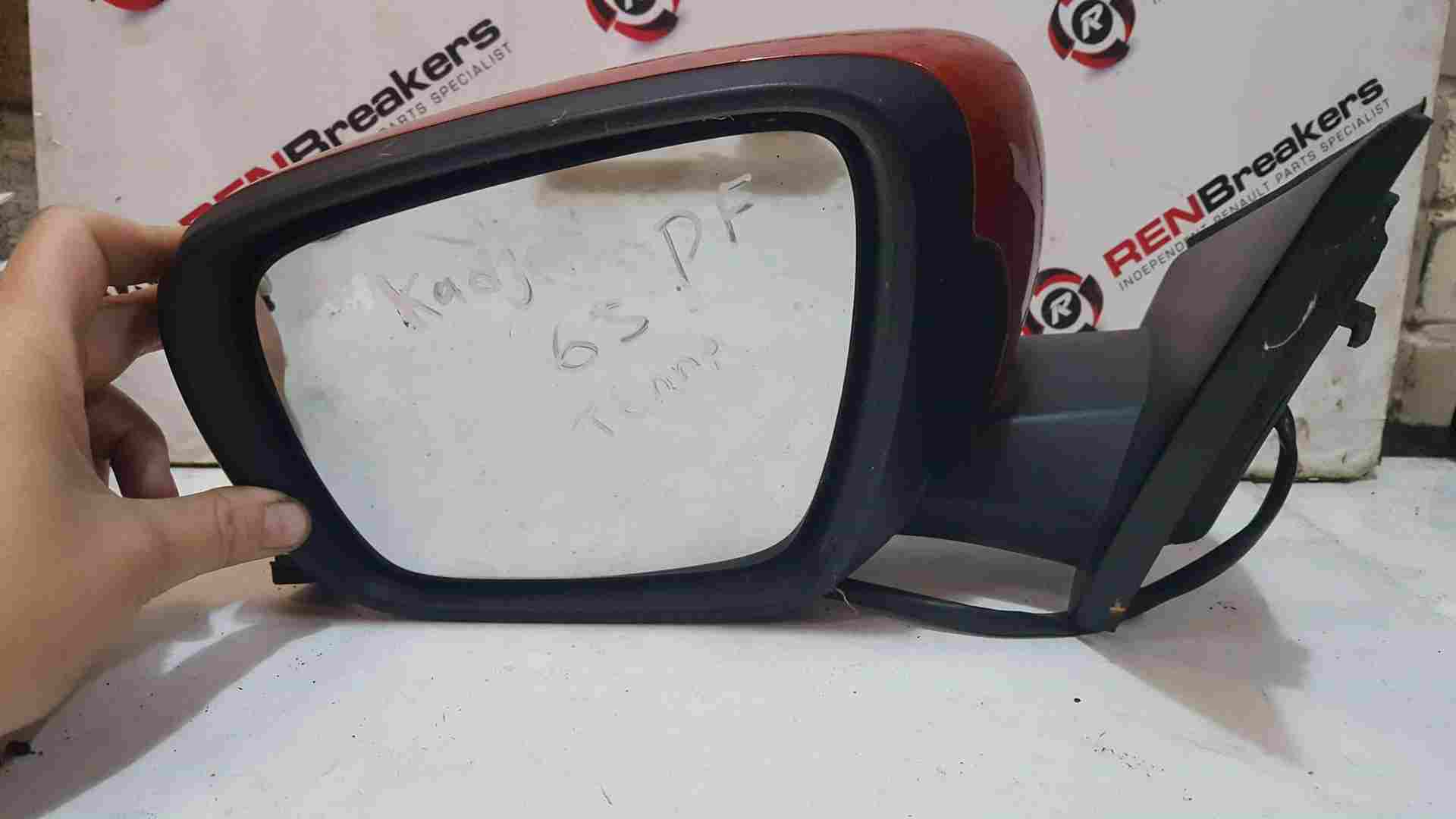 Thumb 3 Renault Kadjar 2015-2021 Passenger Ns NSF Wing Mirror Power Fold RED Tennp
