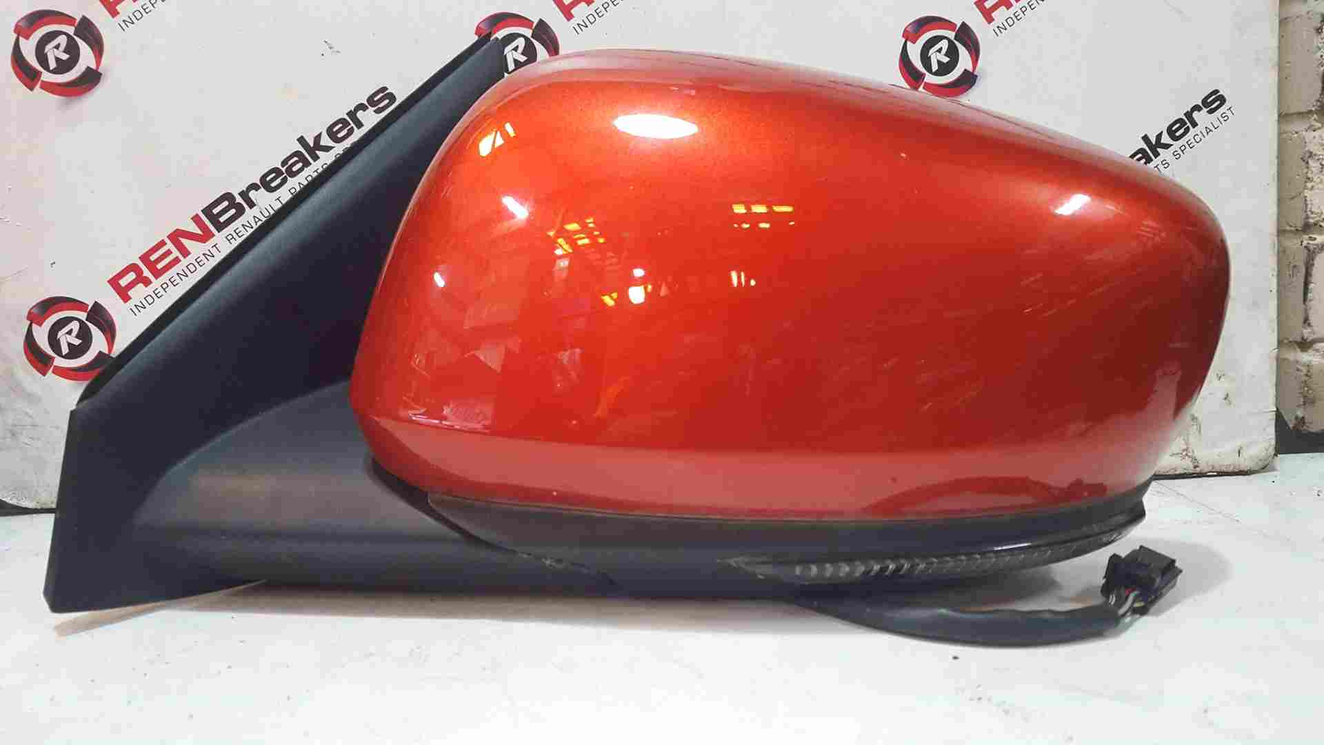 Thumb 2 Renault Kadjar 2015-2021 Passenger Ns NSF Wing Mirror Power Fold RED Tennp