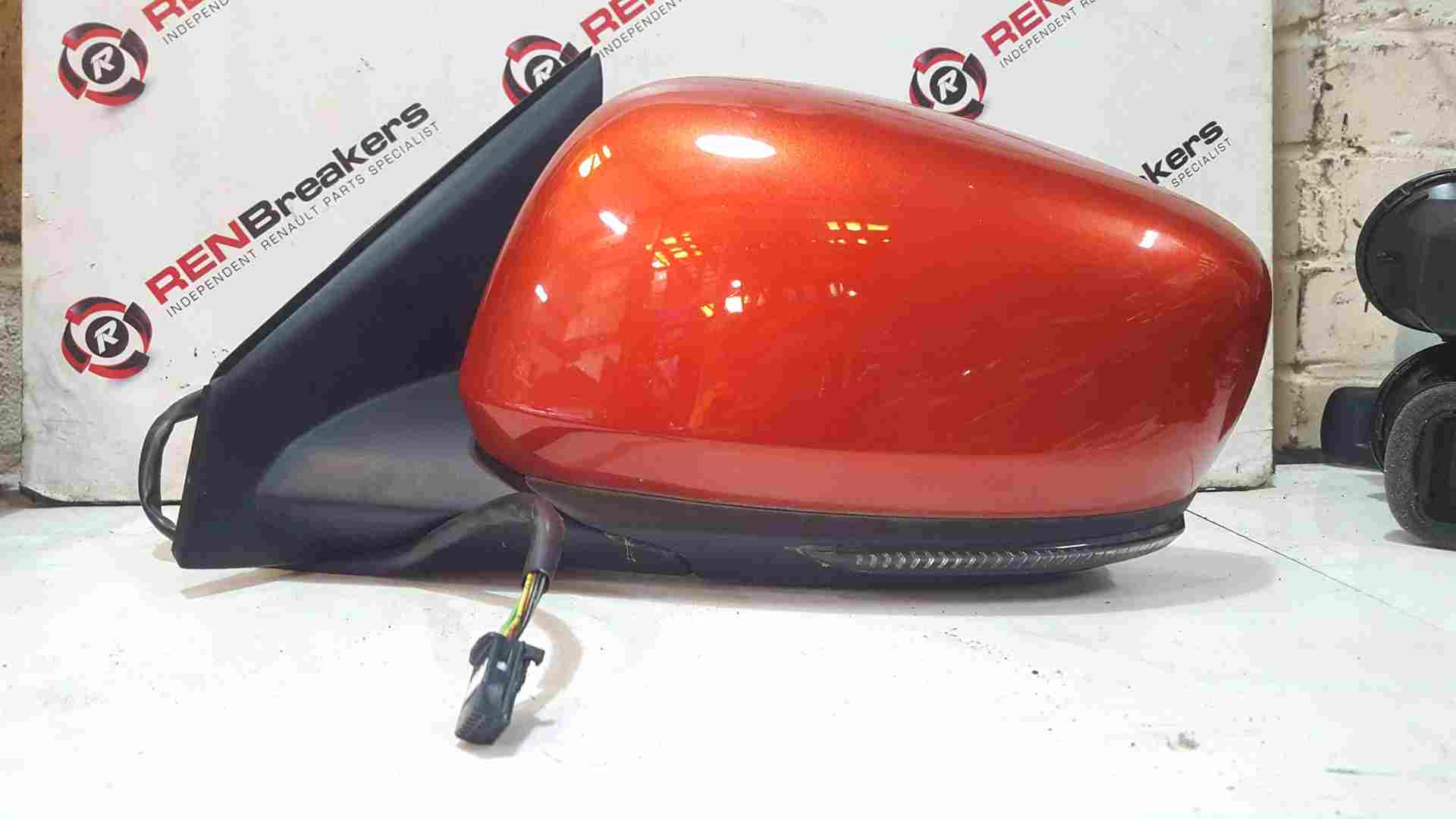 Thumb 7 Renault Kadjar 2015-2021 Passenger Ns NSF Wing Mirror Power Fold RED Tennp