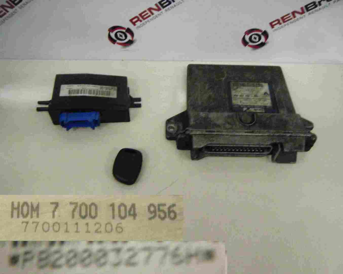 Renault Kangoo 1999-2007 1.9 Diesel ECU SET BCM UCH SET Immobilizer + Key Fob