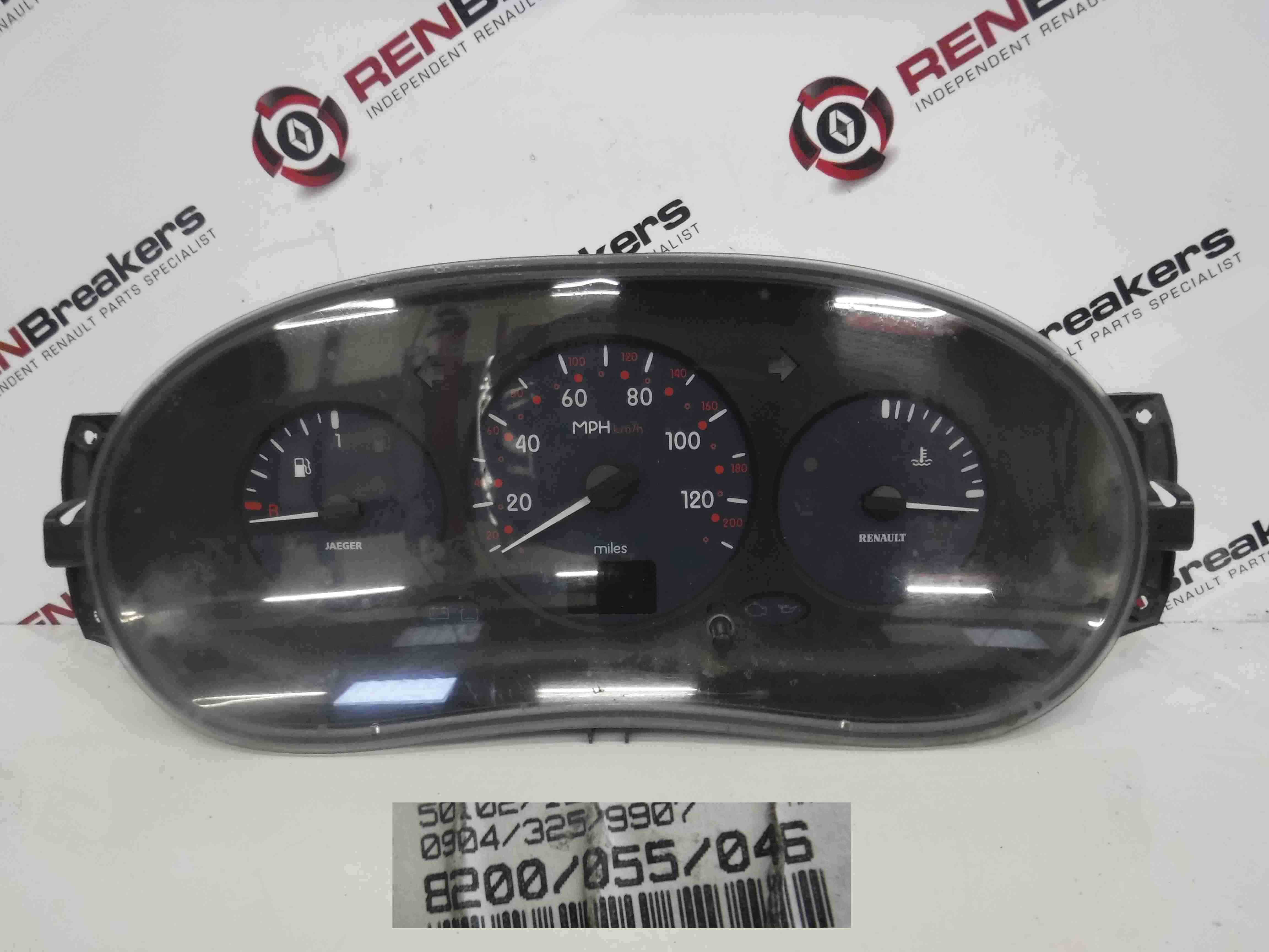 Renault Kangoo 2003-2007  Instrument Panel Dials Gauges Clocks 8200055046
