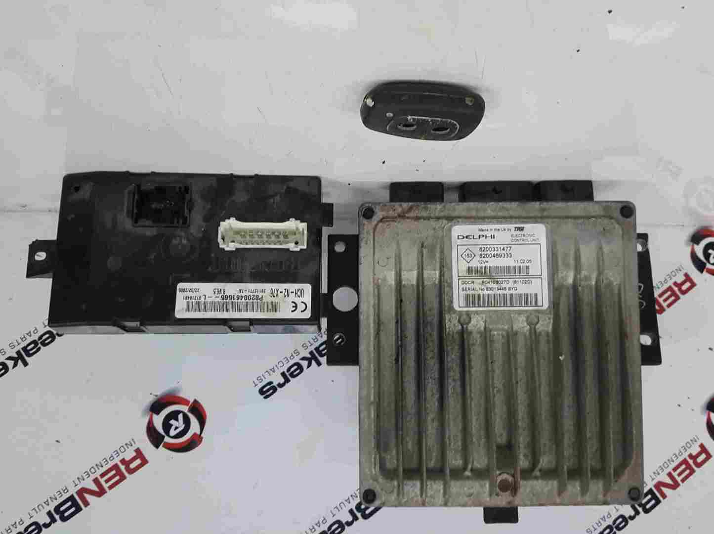 Renault Kangoo 2003-2007 1.5 DCi ECU SET BCM Immobiliser + Key Fob 8200331477