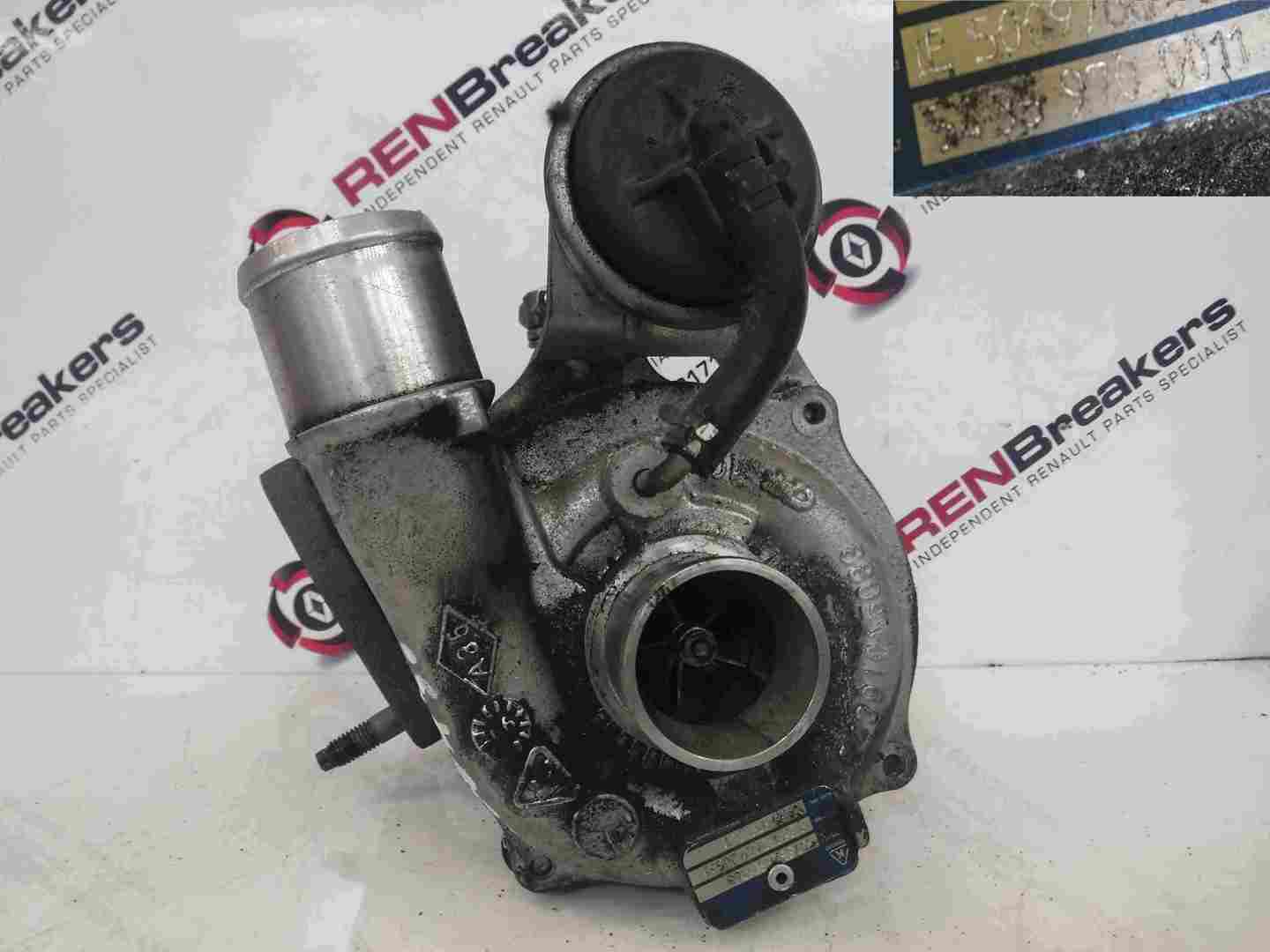 Renault Kangoo + Clio 2003-2007 1.5 dCi Turbo Charger Unit K9K 714 54359700011