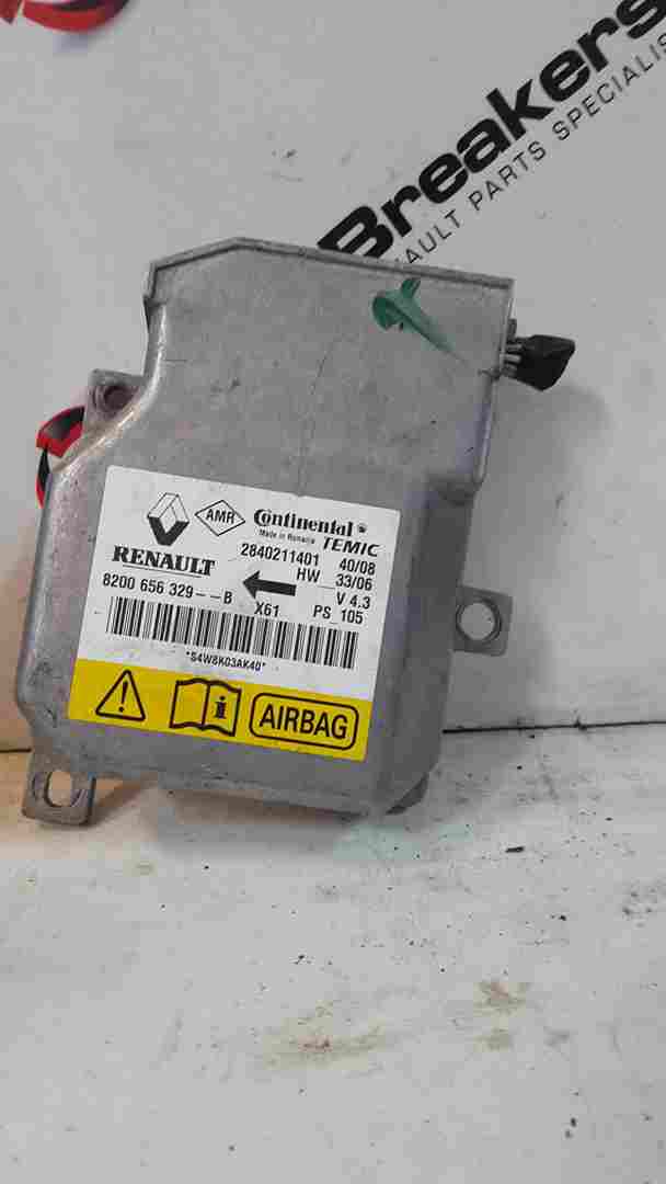 Thumb 2 Renault Kangoo 2003-2007 Airbag ECU Computer Module 8200656329