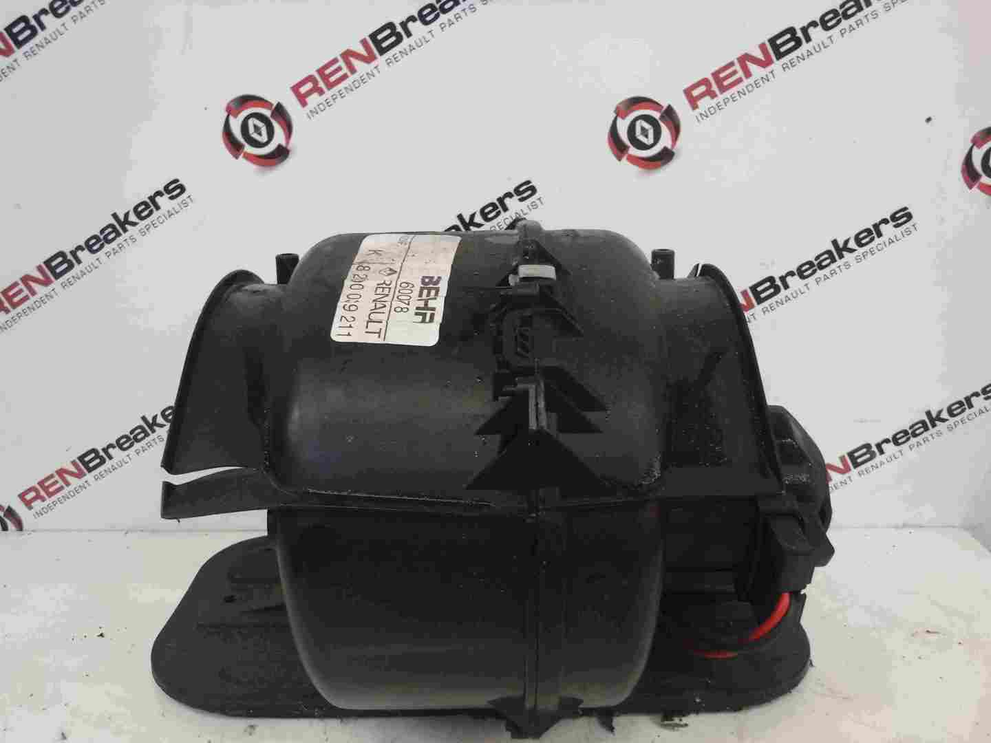 Renault Kangoo 2003-2007 Heater Motor Blower Fan 8200039211
