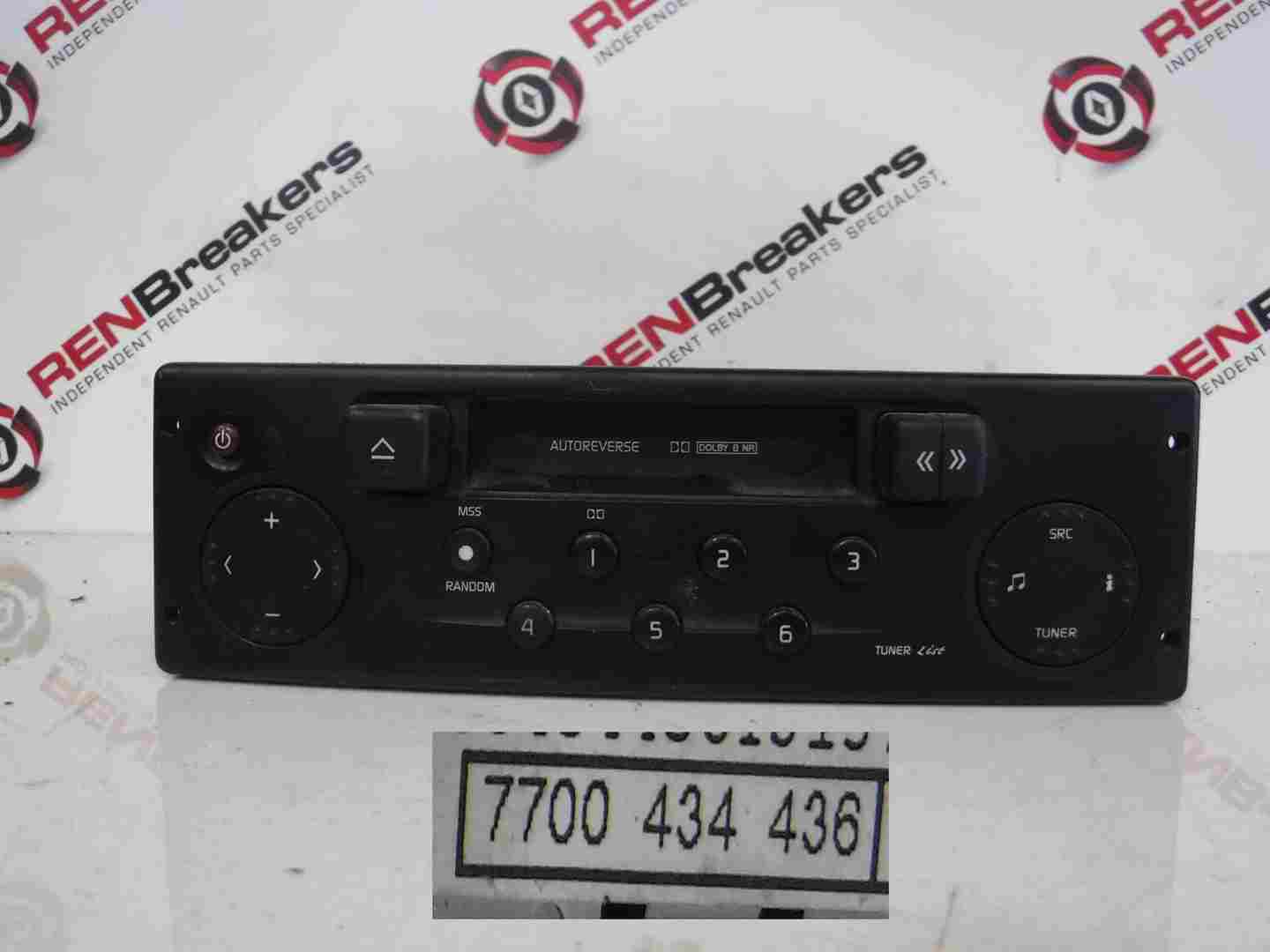 Renault Kangoo 2003-2007 Radio Tape Casette Player + Code 7700434436