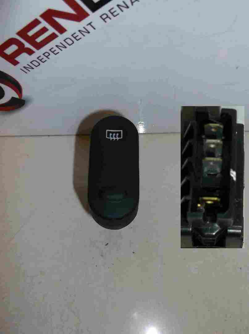 Renault Kangoo 2003-2007 Rear Demister Switch 4pin 093829