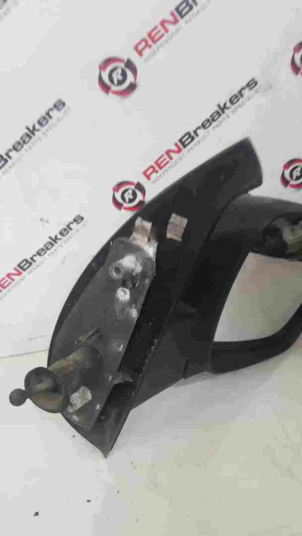 Thumb 2 Renault Kangoo 2007-2013 Drivers OS Wing Mirror Plain Black Manual