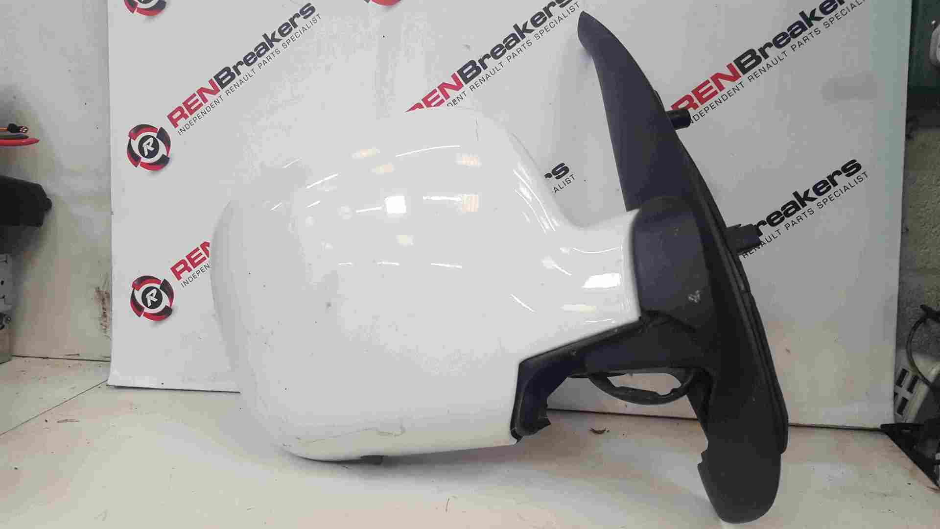 Renault Kangoo 2007-2013 Drivers OS Wing Mirror White O389