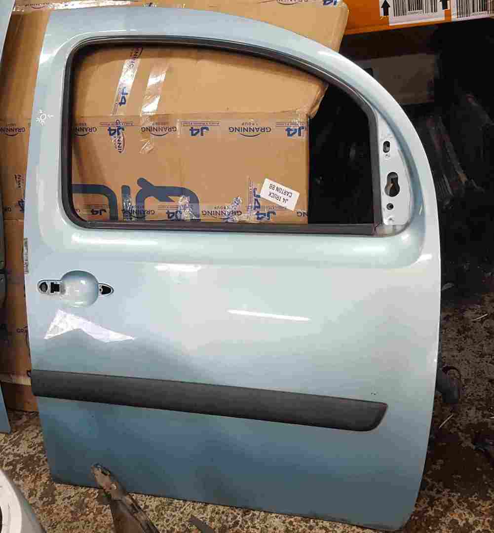 Renault Kangoo 2007-2013 Drivers OSF Front Door Aqua Blue TERNP