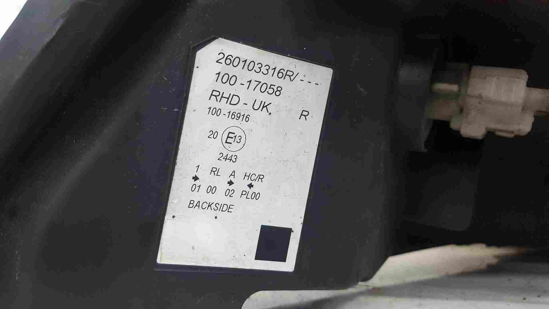 Thumb 2 Renault Kangoo 2007-2013 Drivers OSF Front Headlight 260103316R