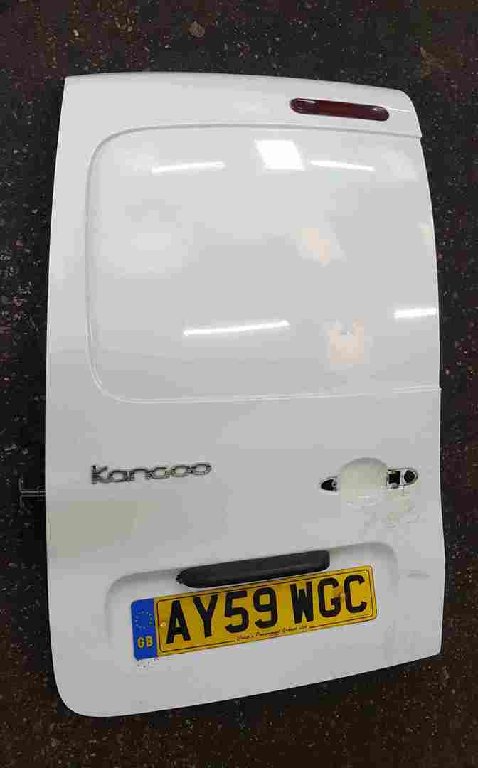 Renault Kangoo 2007-2017 Passenger NSR Rear Barn Door White O389