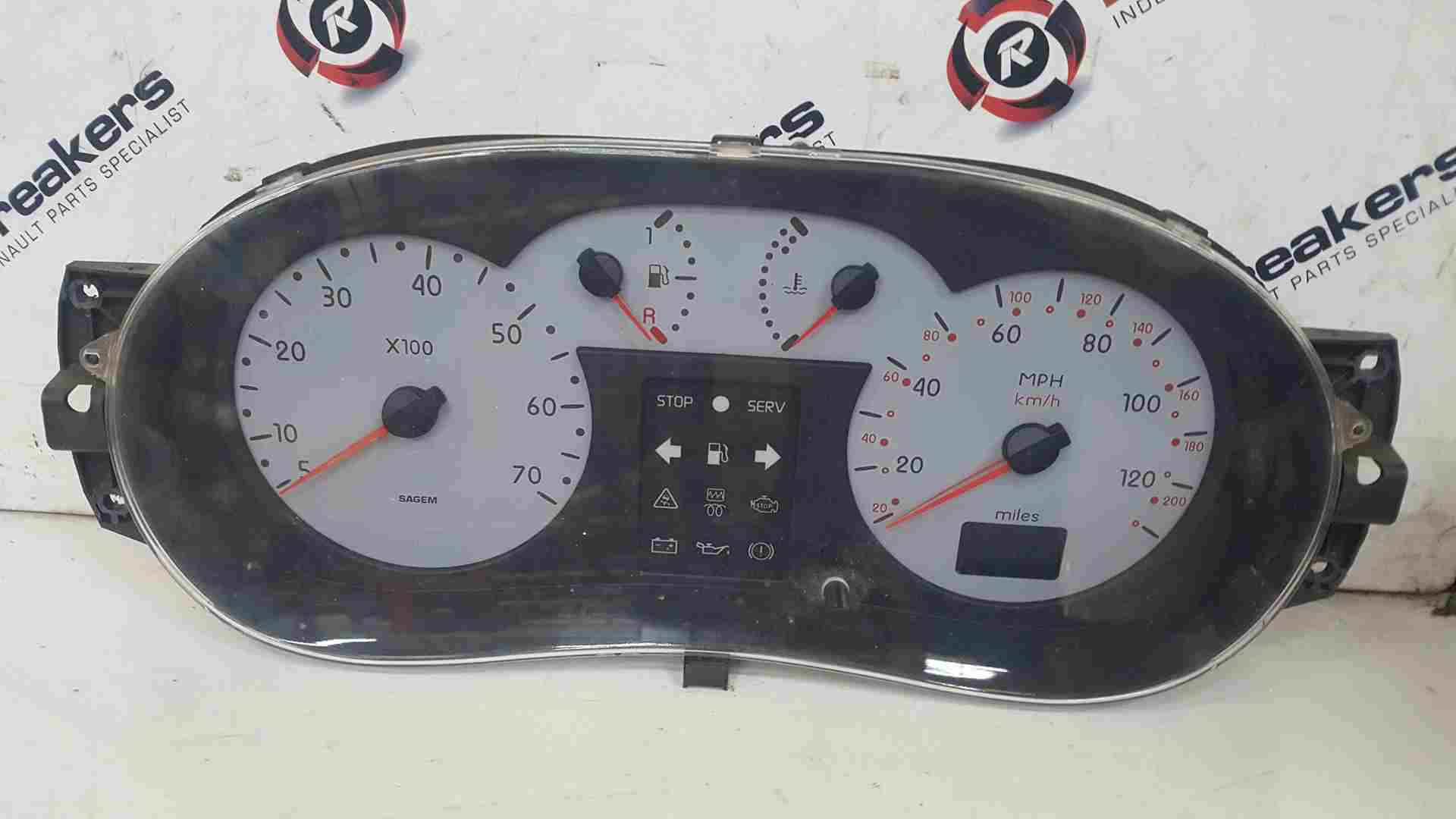 Thumb 3 Renault Kangoo MK1 2003-2007 Instrument Panel Dials Gauges Speedo Clocks