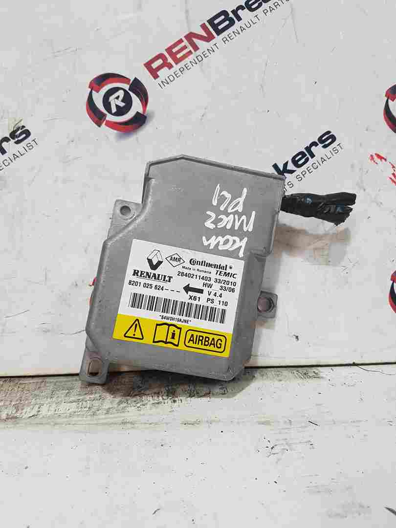 Thumb 4 Renault Kangoo MK2 2007-2013 Airbag ECU Module Computer 8201025624