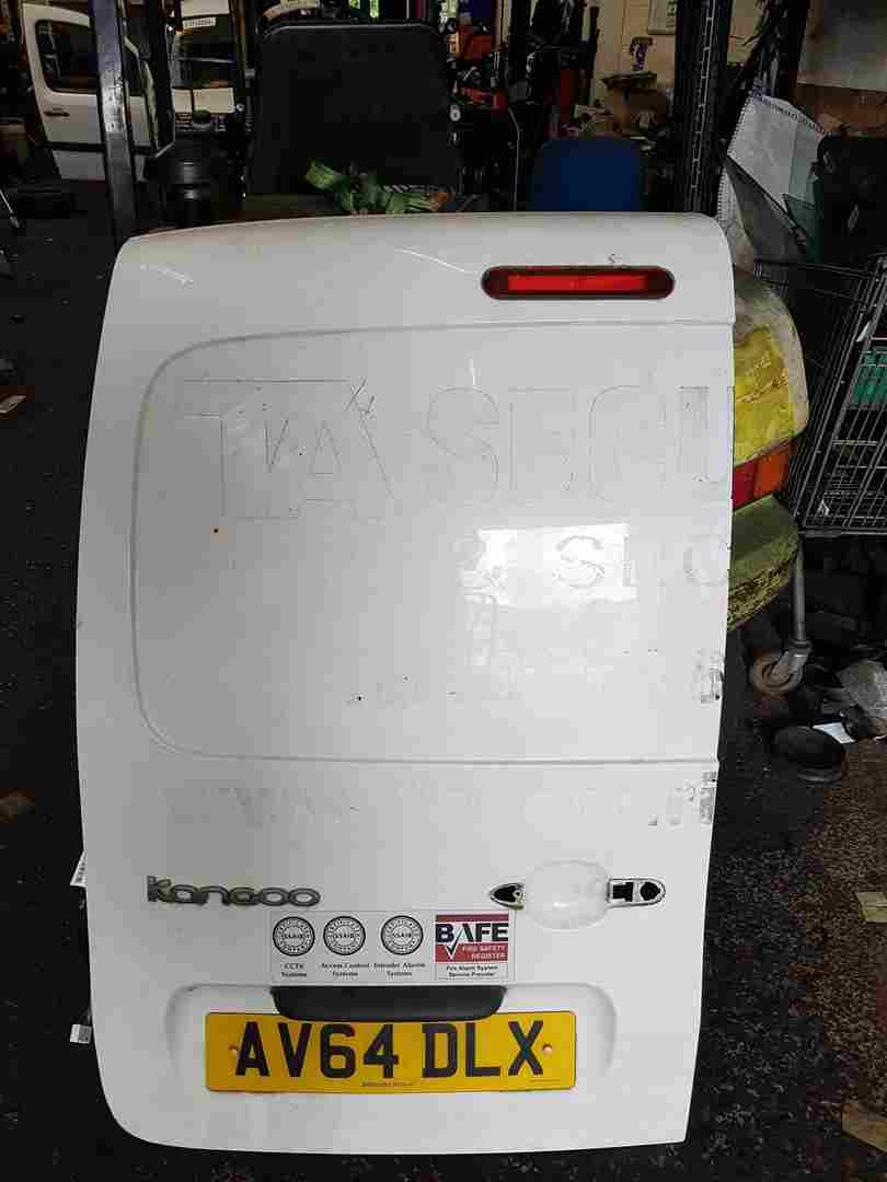 Thumb 2 Renault Kangoo MK2 2013-2021 Passenger NSR Rear Barn Door White Oqng QNG