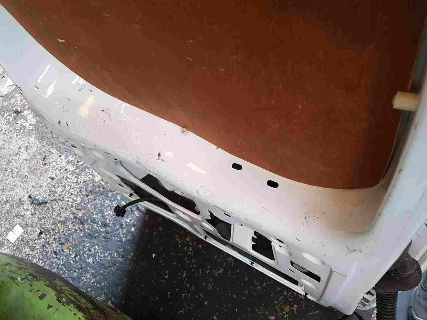 Renault Kangoo MK2 2013-2021 Passenger NSR Rear Barn Door White Oqng QNG