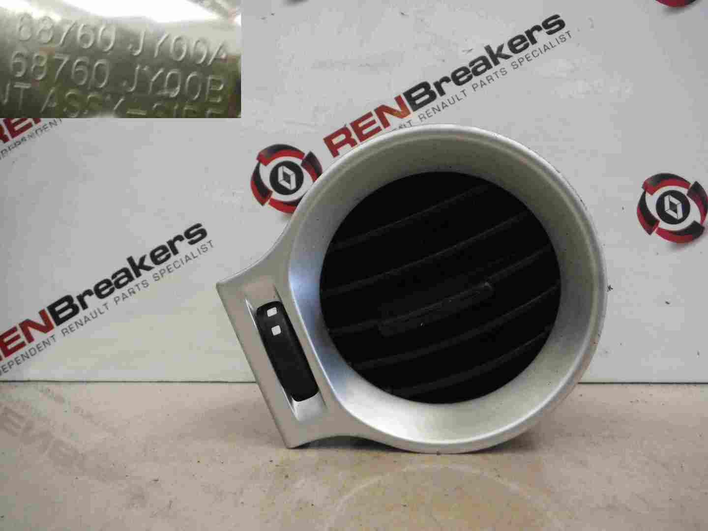Renault Koleos 2008-2010 Drivers OSF Front Dashboard Air Vent