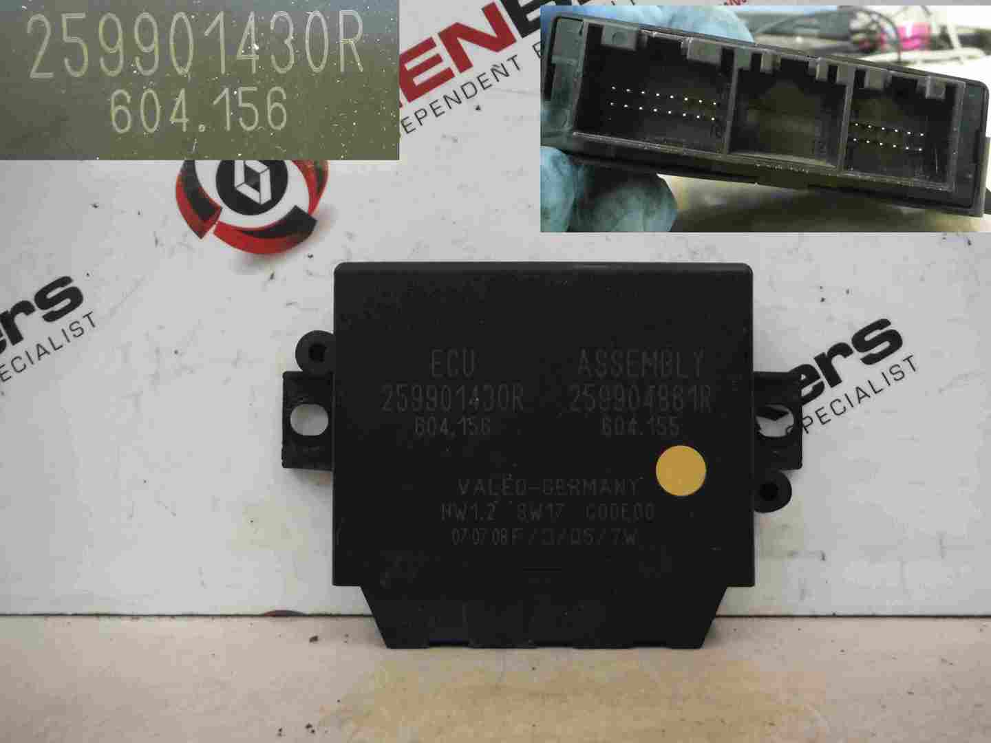 Renault Koleos 2008-2010 Rear Parking Aid Sensors ECU Computer 259901430R