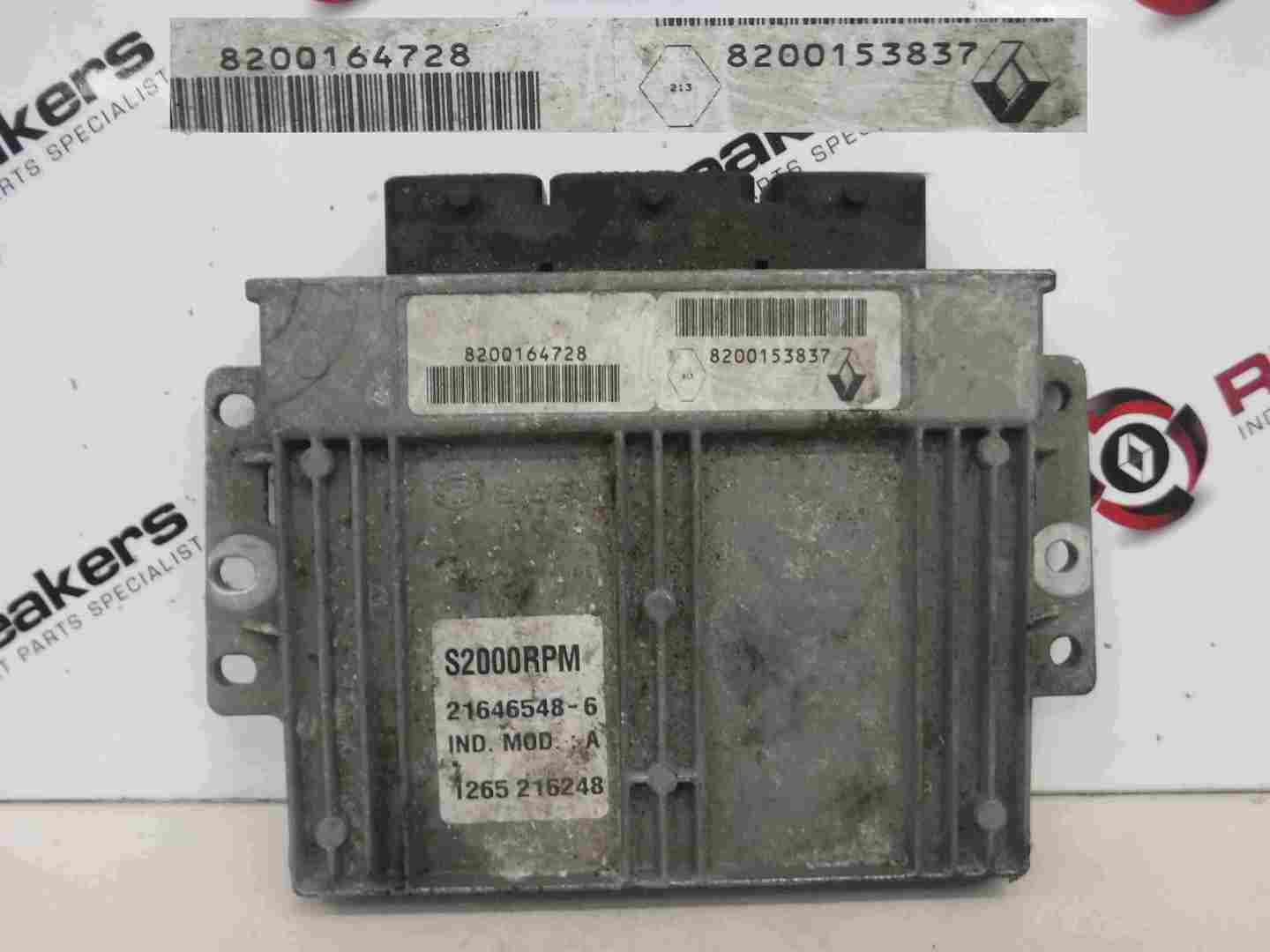 Renault Laguna 2001-2005 1.8 16v ECU Electronic Control Unit 8200164728