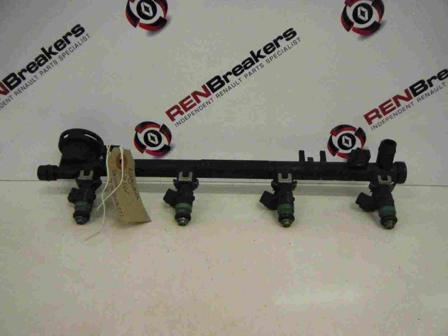 Renault Laguna 2001-2005 1.8 16v Petrol Fuel Injectors + Rail 7700112777