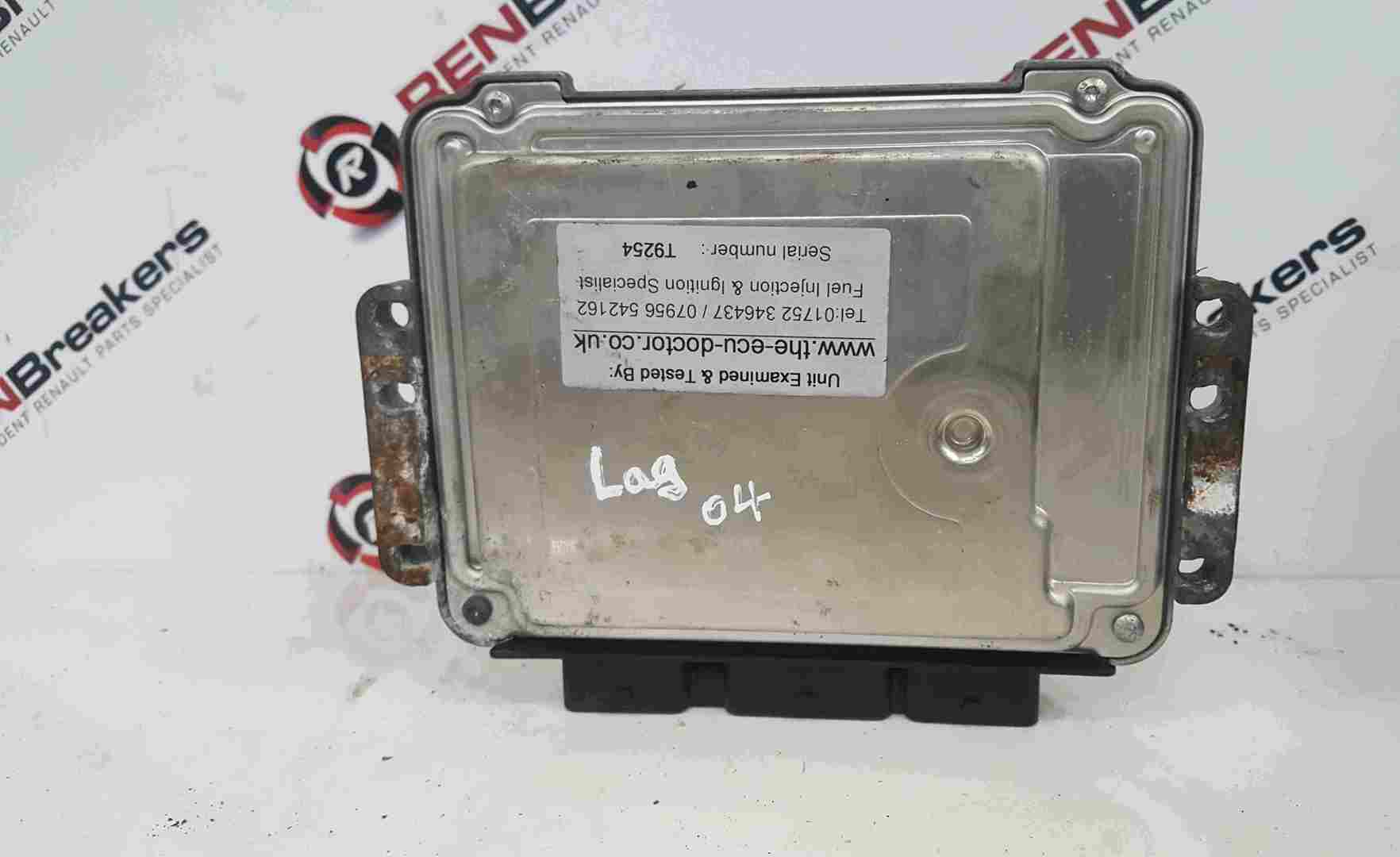 Renault Laguna 2001-2005 1.9 DCi Engine Control Unit ECU 8200311539 8200303141