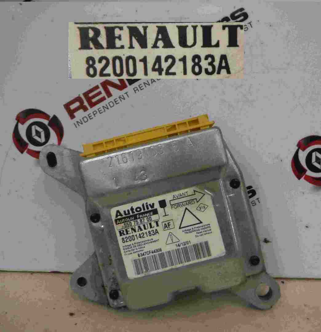 Renault Laguna 2001-2005 Airbag ECU Module Computer 8200142183A 550758700