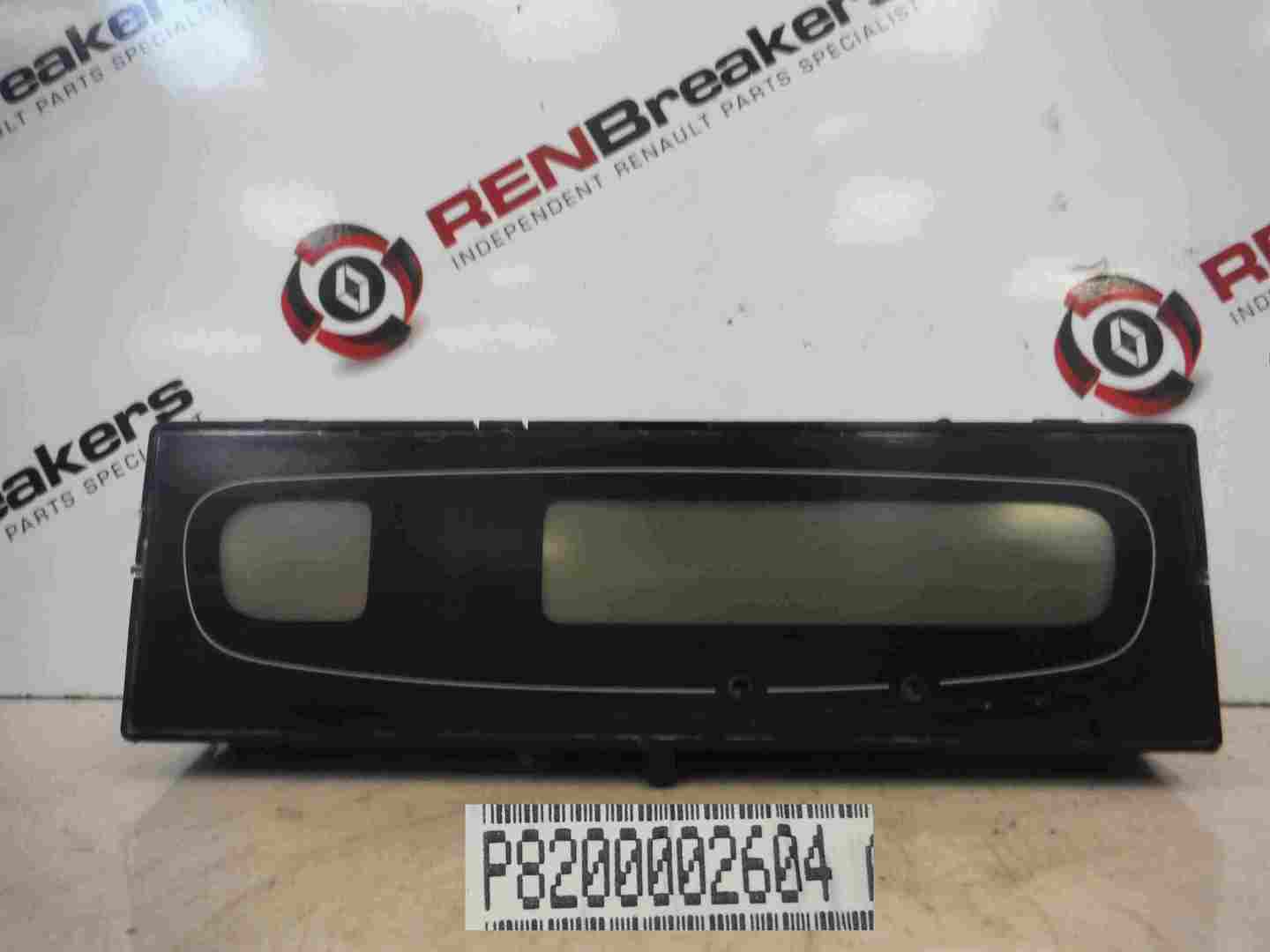 Renault Laguna 2001-2005  Dials Clock Radio Panel Instrument Temp Temperature