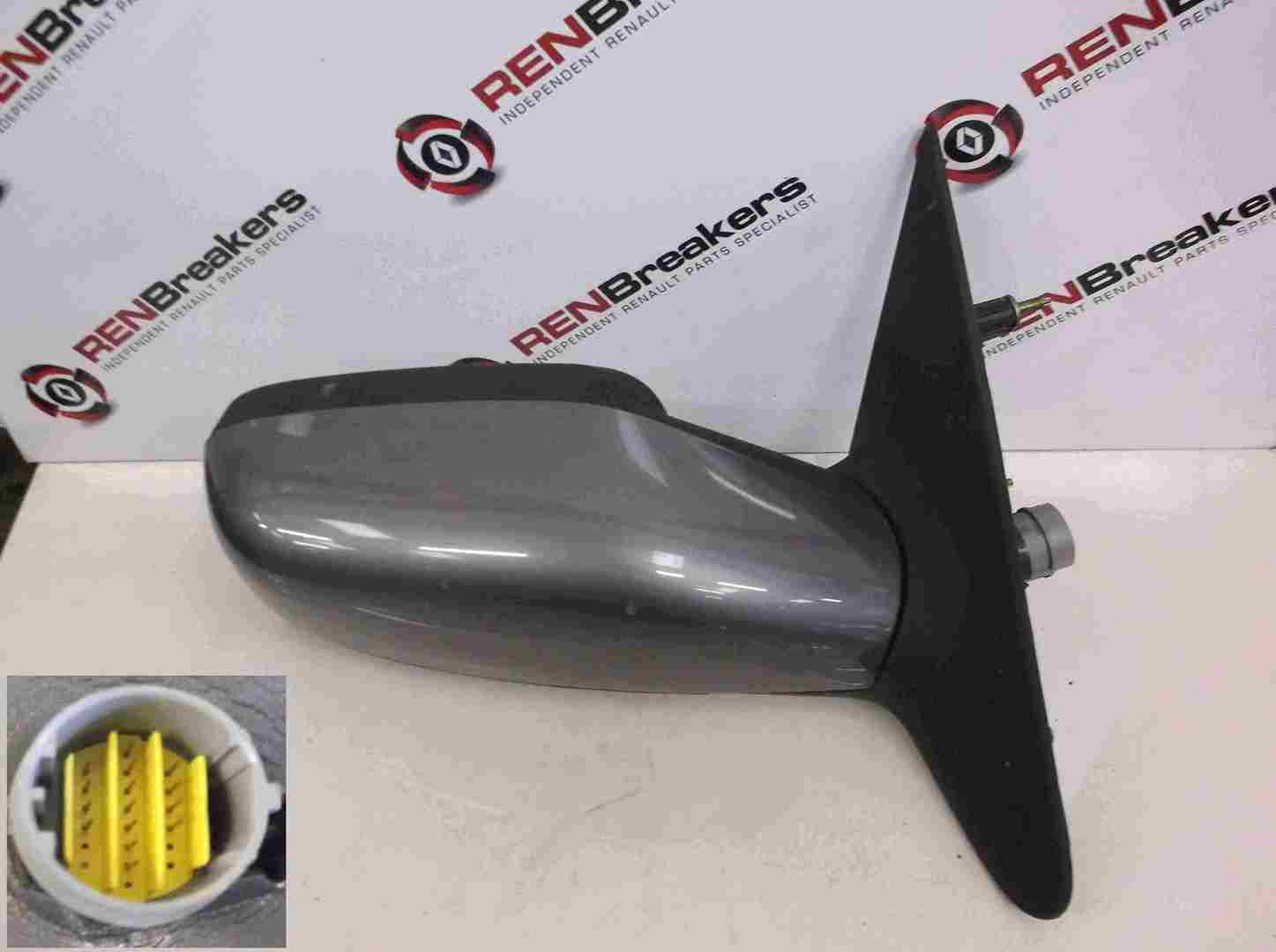 Renault Laguna 2001-2005 Drivers OS Wing Mirror Grey NV603