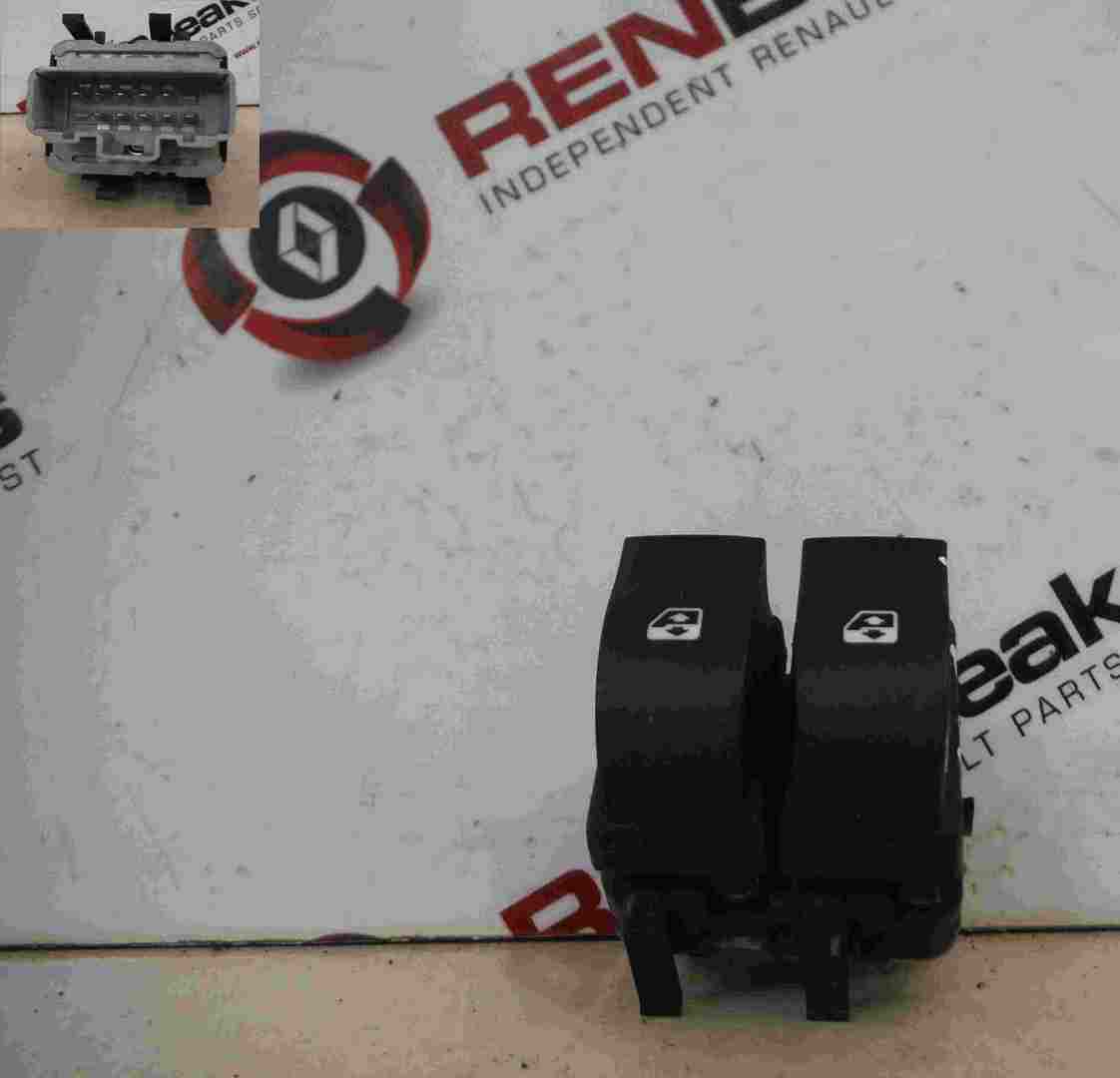 Renault Laguna 2001-2005 Drivers OSF Front Window Switch Grey 018469