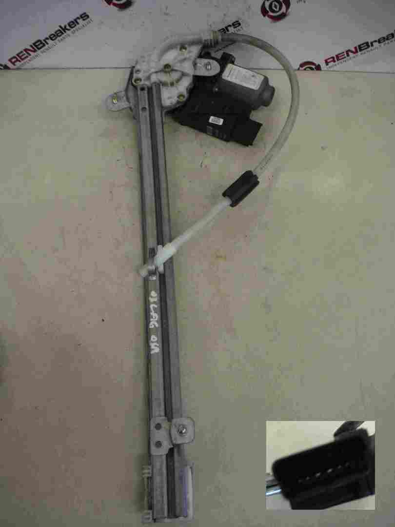 Renault Laguna 2001-2005 Drivers OSR Rear Window Motor + Regulator 6 Pin