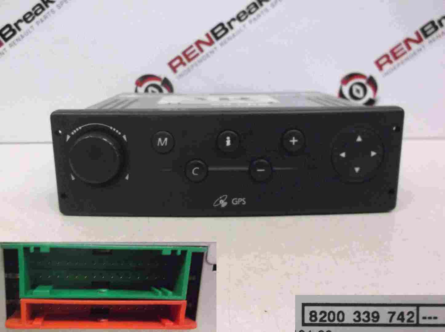 Renault Laguna 2001-2005 GPS Sat Nav Control Unit CD 8200339742