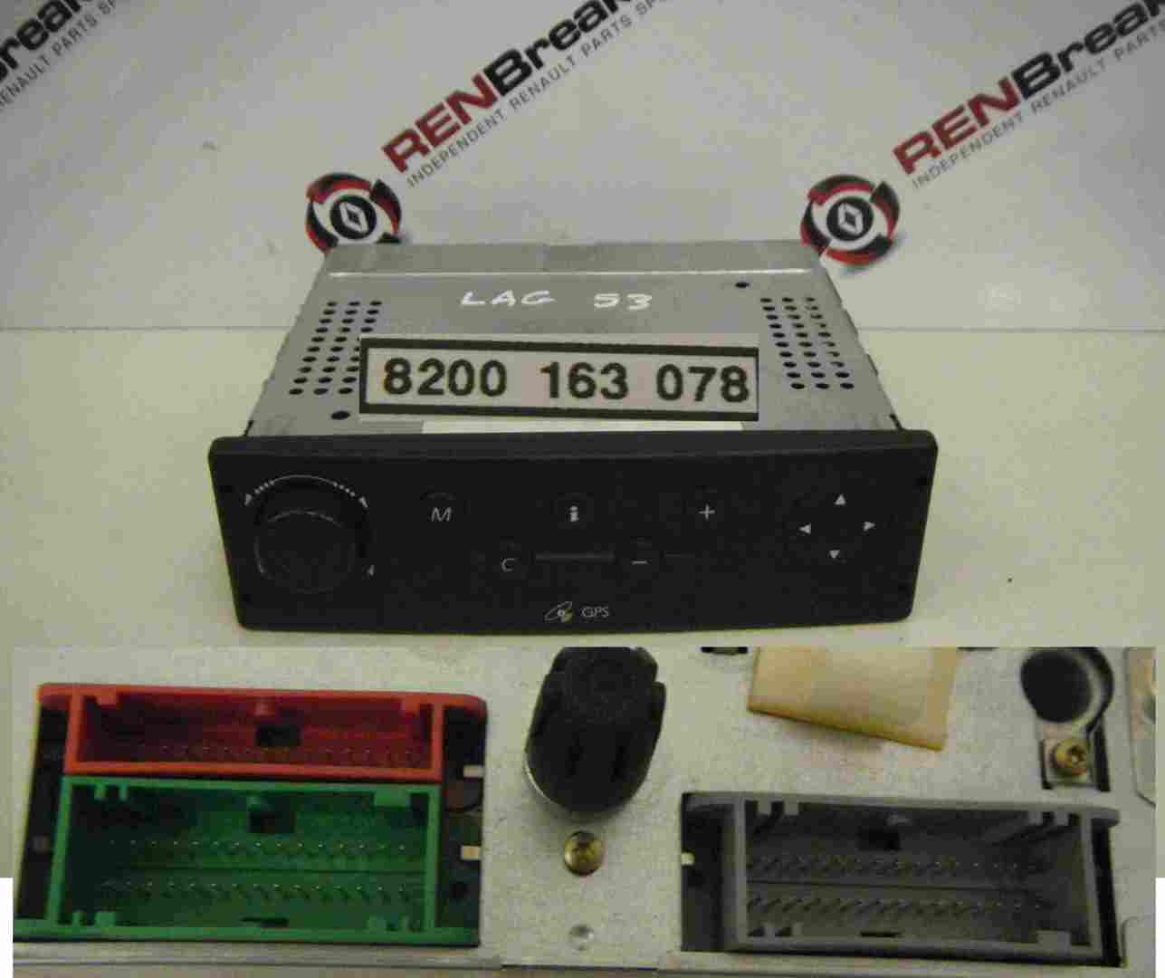 Renault Laguna 2001-2005 GPS Sat Nav Unit 8200163078