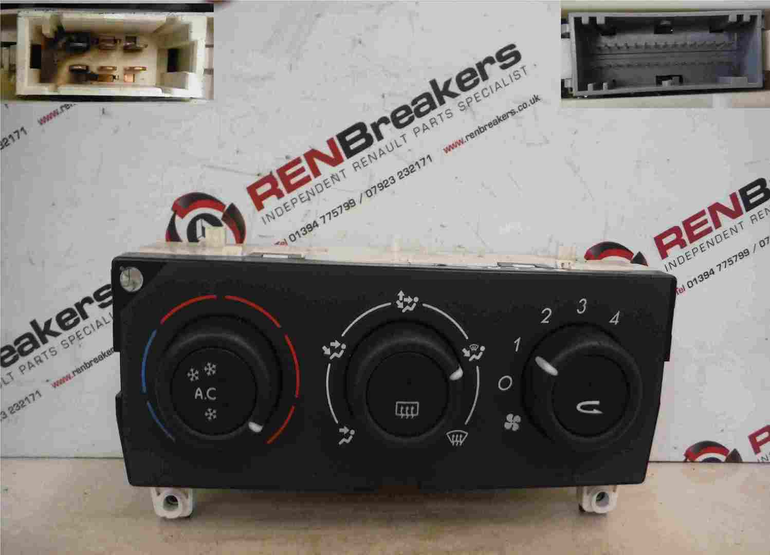 Renault Laguna 2001-2005 Heater Controls Switch Panel Aircon 52416602