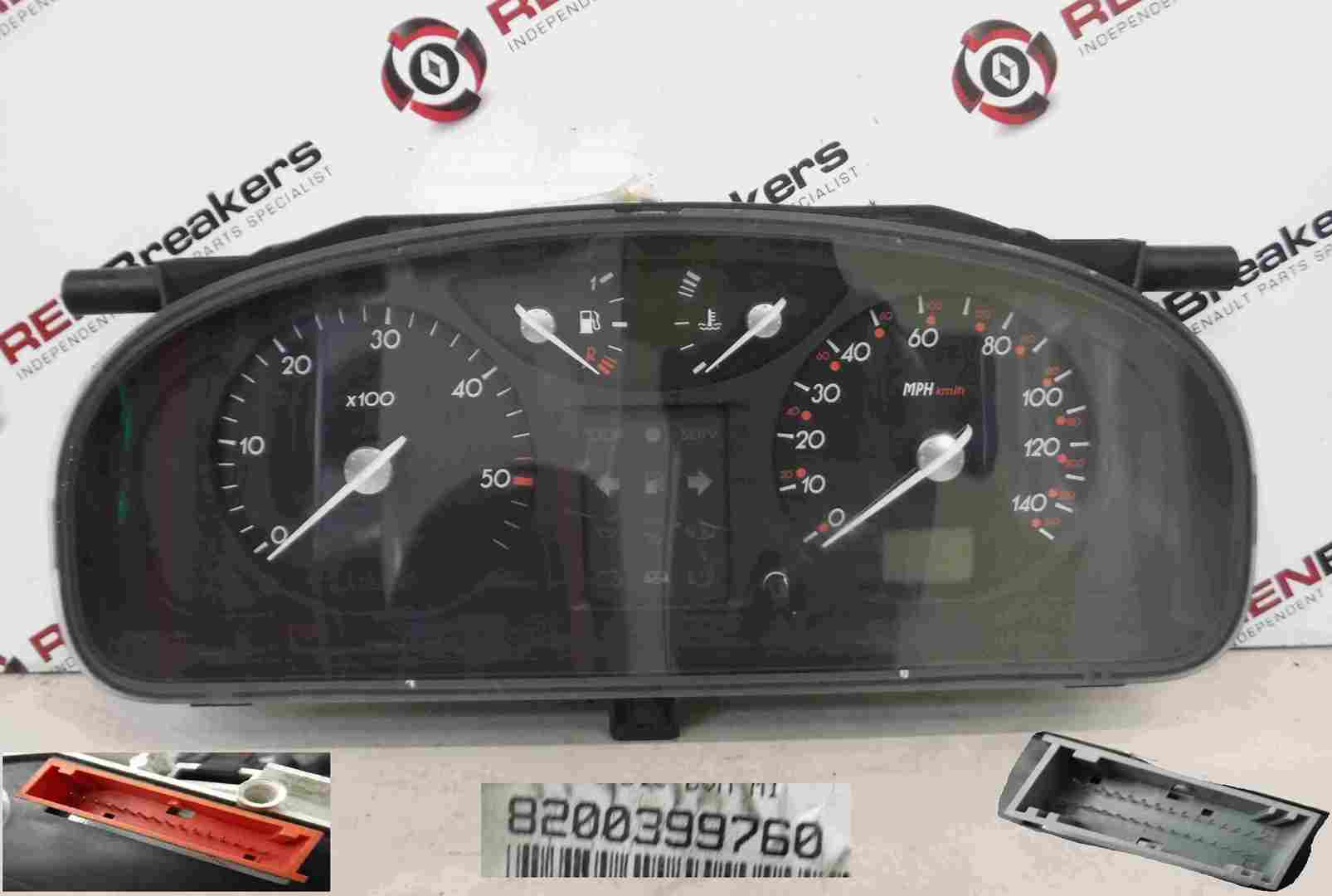 Renault Laguna 2001-2005 Instrument Panel Dials Gauges Speedo Clocks  8200399760